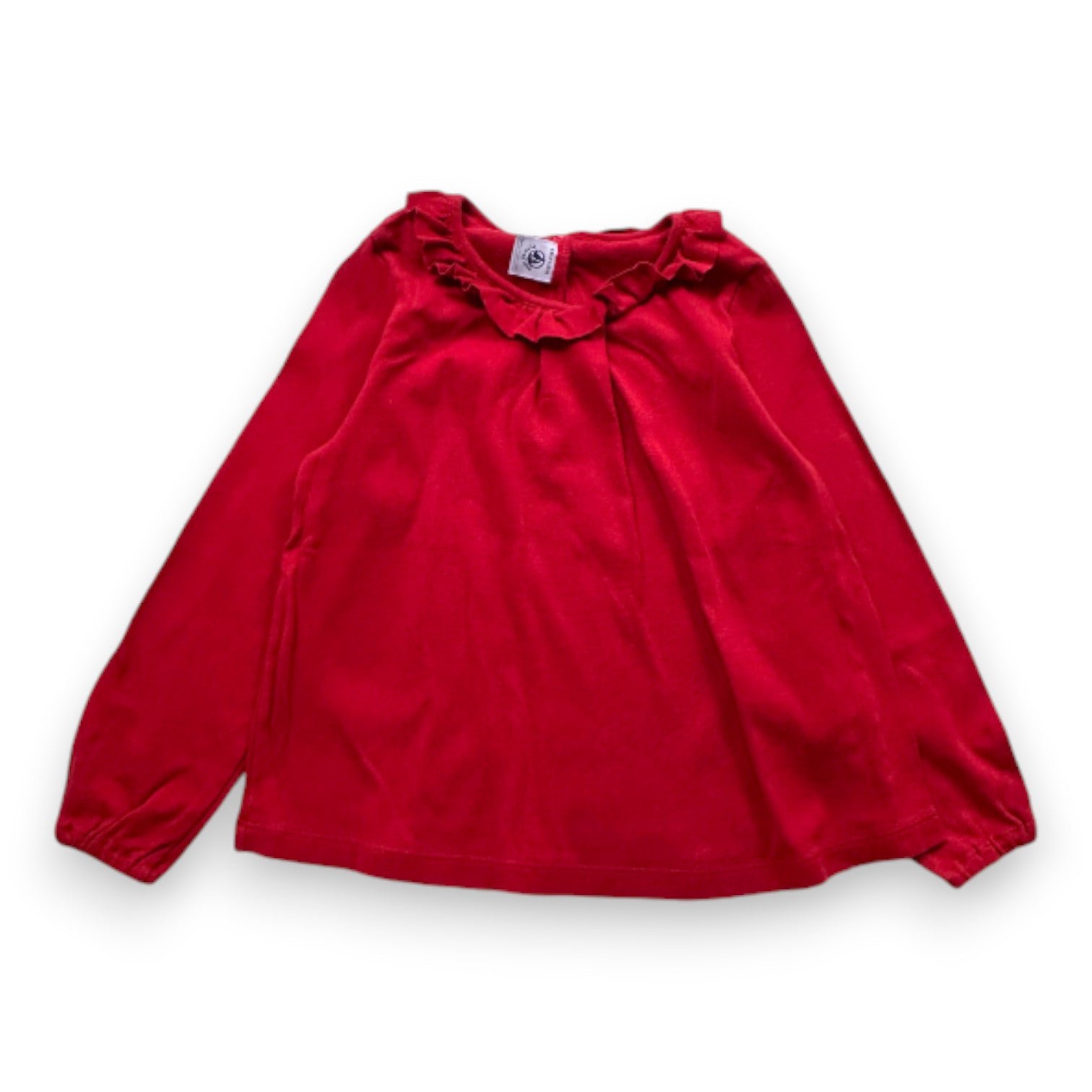 Red Children's Blouse - 6 years PETIT BATEAU - Seconde Main Red