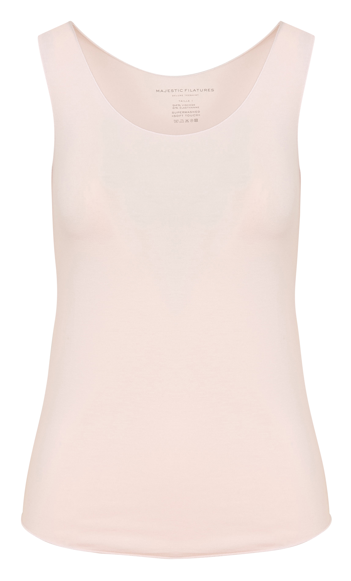 Débardeur droit MAJESTIC FILATURES Rose