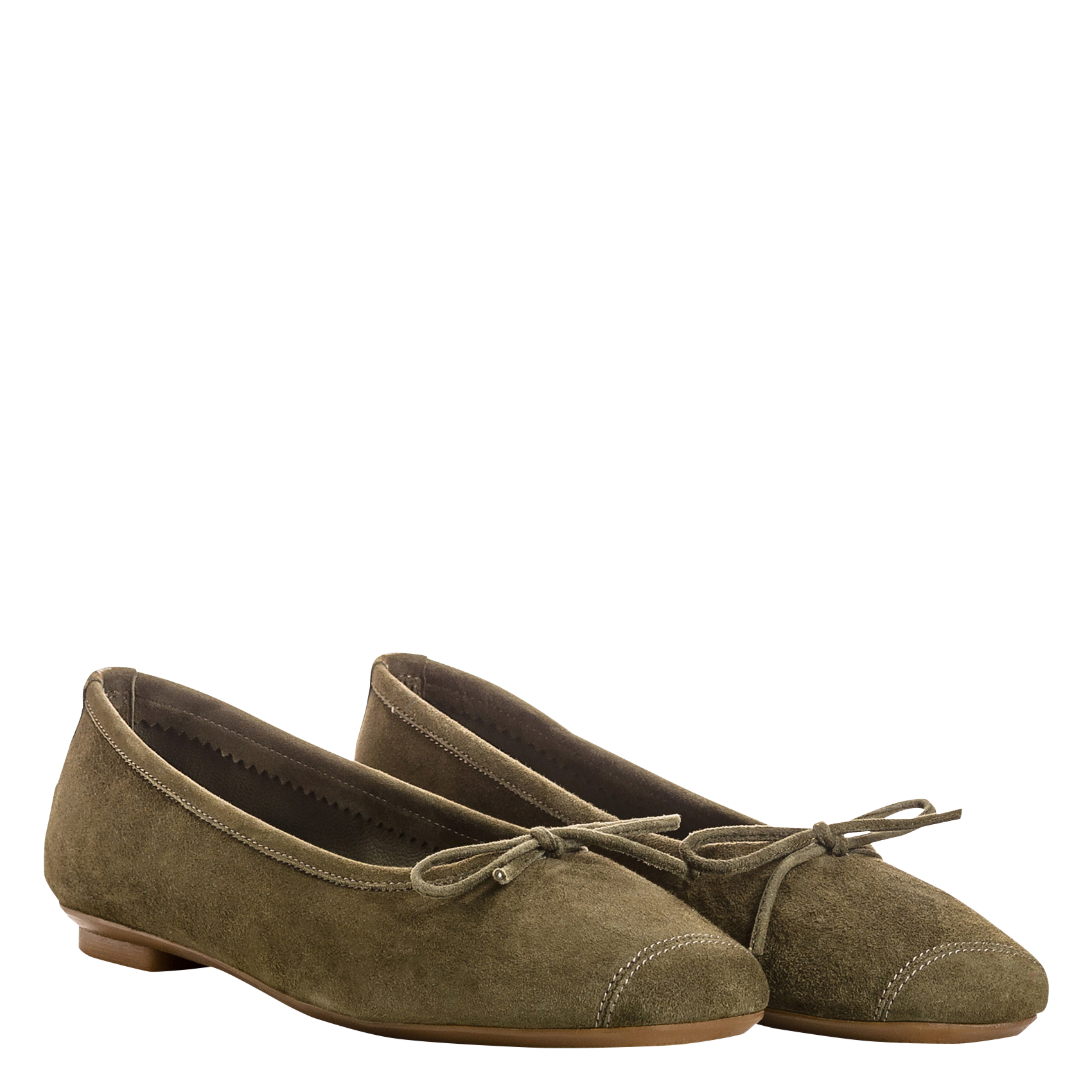 Ballerinas - Leder HARMONY Olive