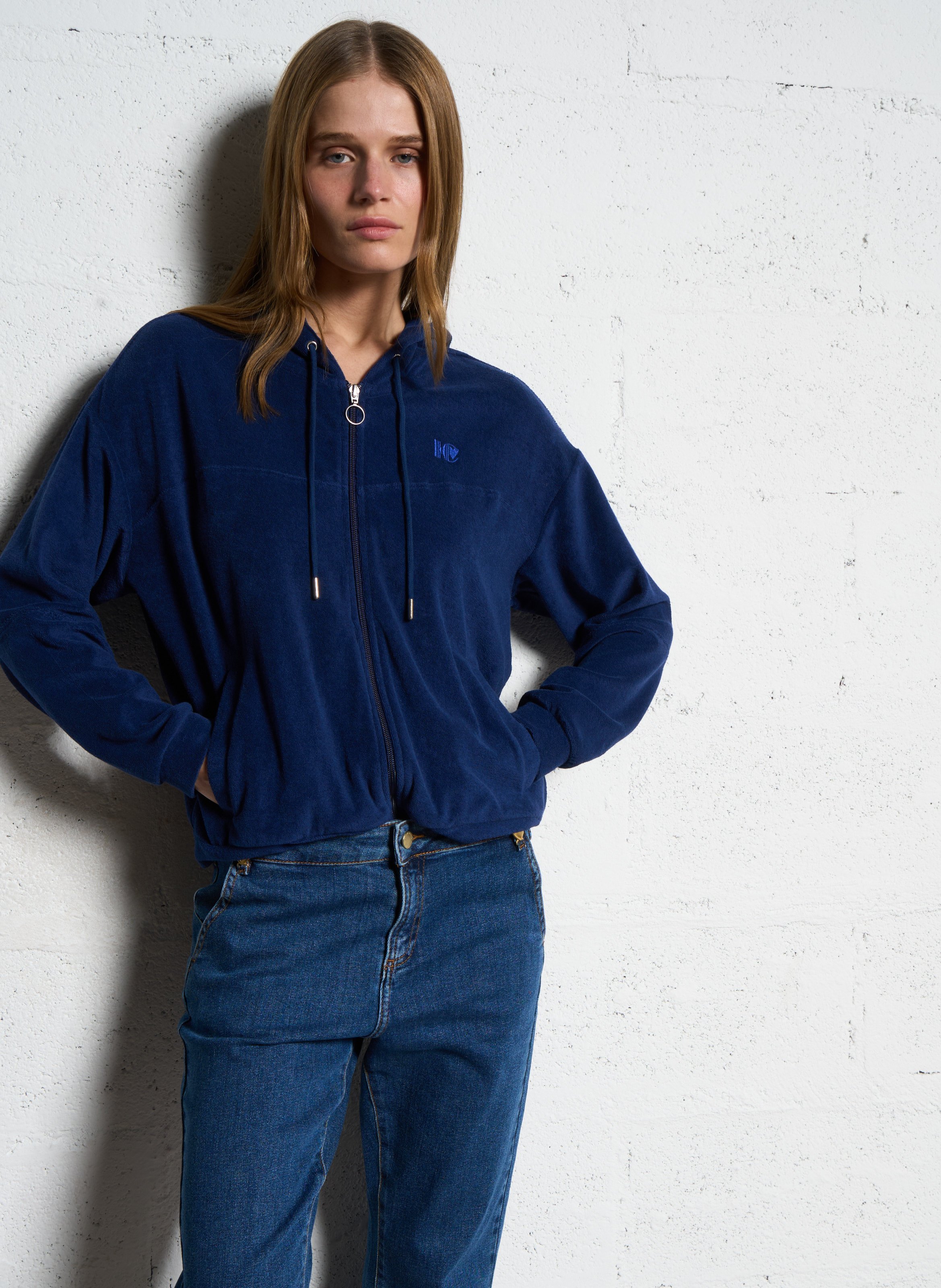 Jean flare 7/8e I CODE Bleu