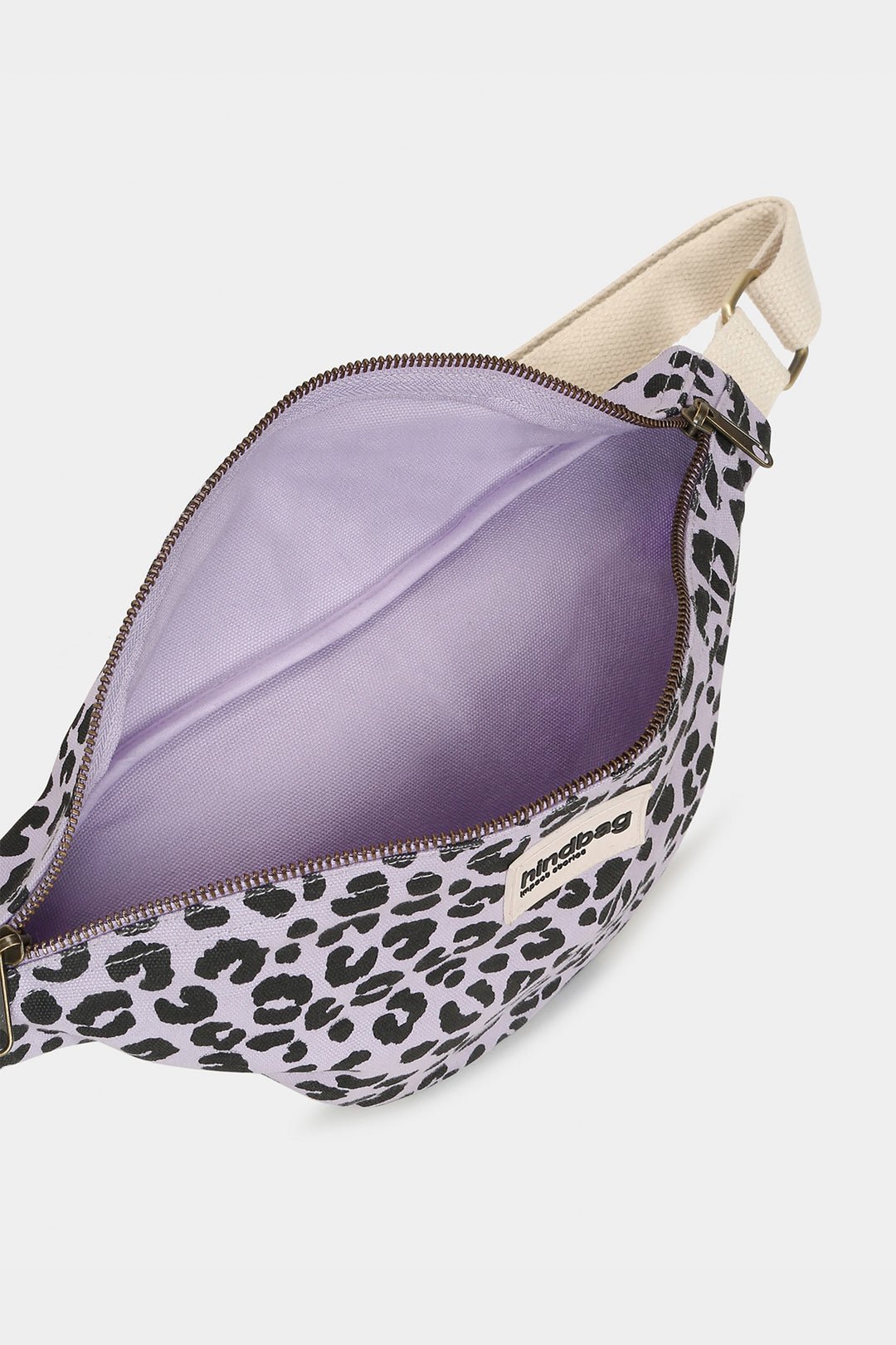 Cotton waist bag HINDBAG Purple