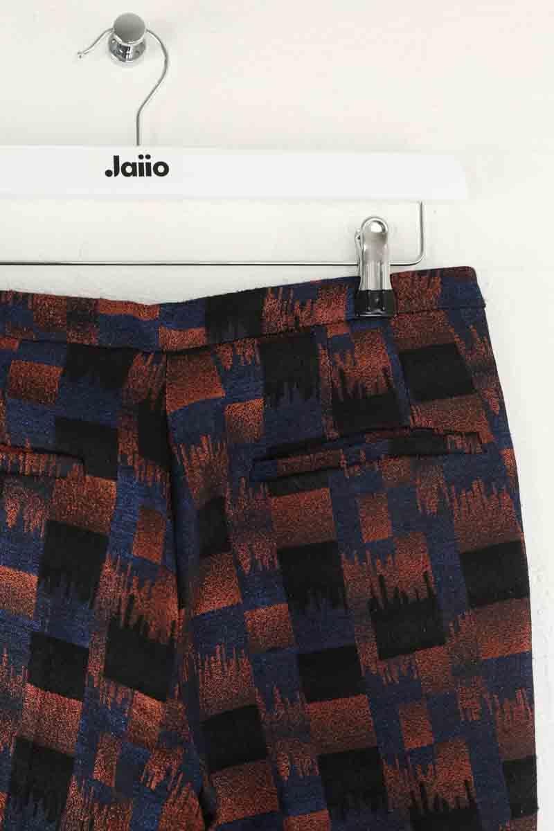 Multicolored straight pants Multicolored