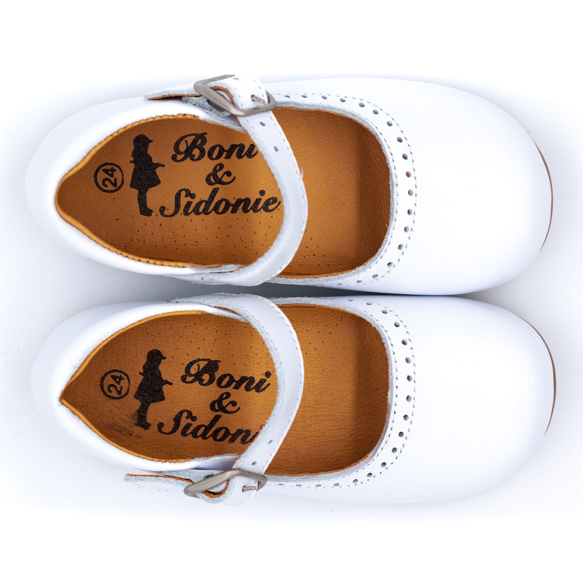 Baby girl shoes Boni & Sidonie White
