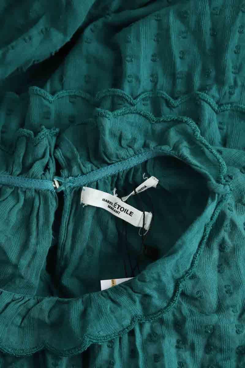 Cotton dress ISABEL MARANT ÉTOILE - SECONDE MAIN Green