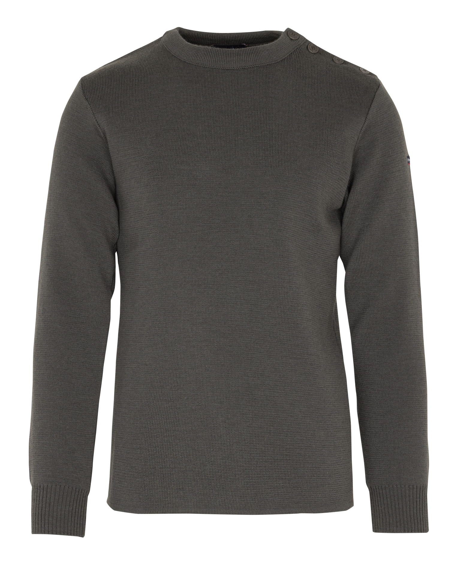 Regular-fit, wollen trui met ronde hals  Chimera