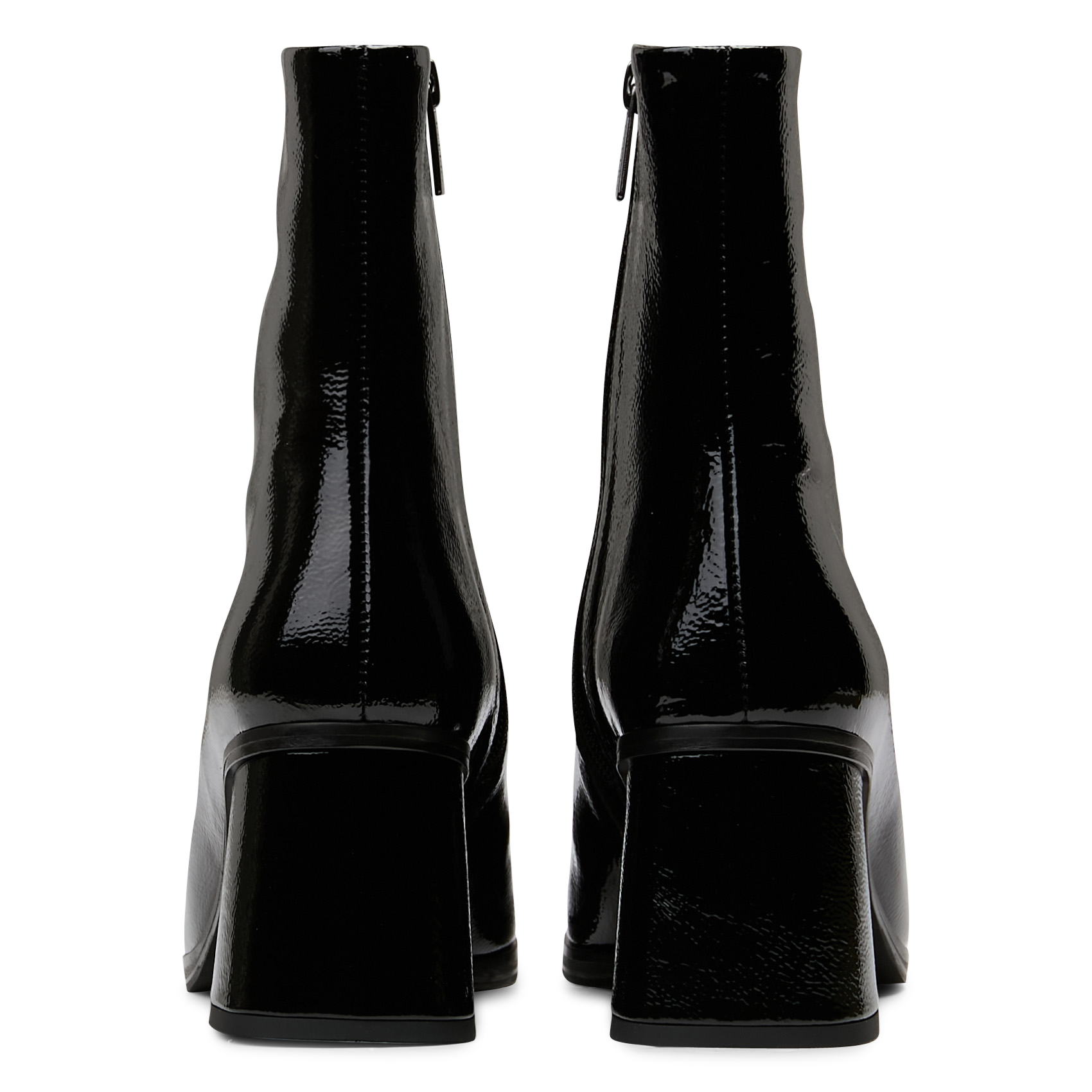 Ariana Bis patent leather ankle boots BOBBIES Black