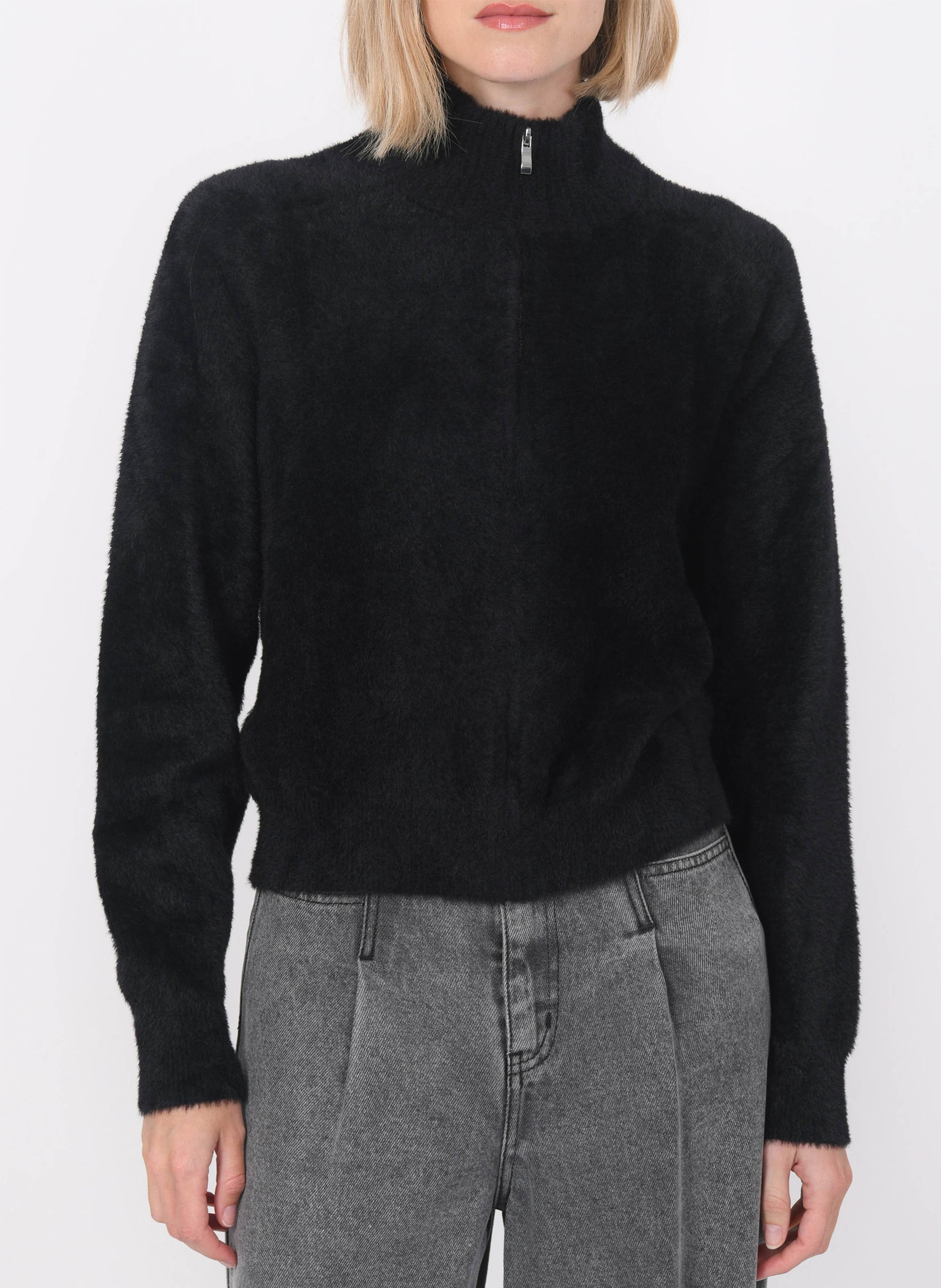 Gilet ample col montant KOOKAI Noir