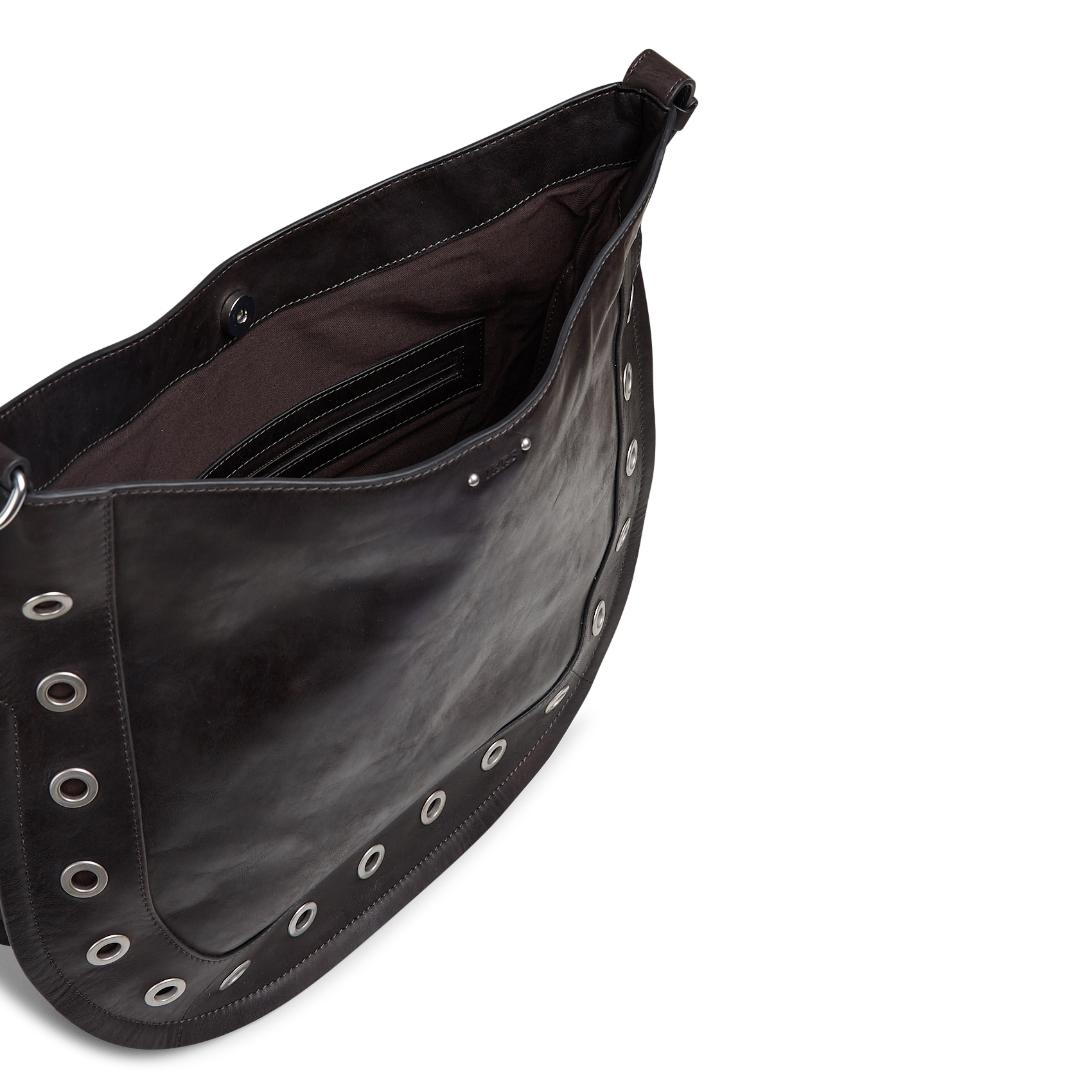 Umhängetasche aus Leder IKKS Braun