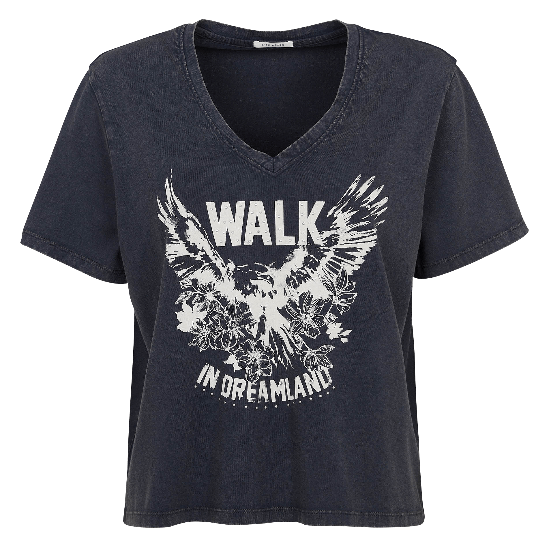 Basic cotton T-shirt IKKS Black