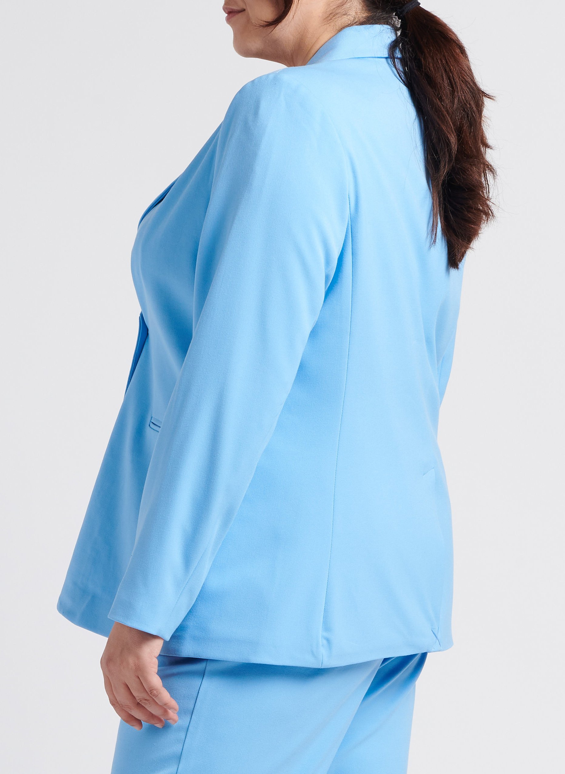 Veste de tailleur coupe slim  VERO MODA CURVE Bleu