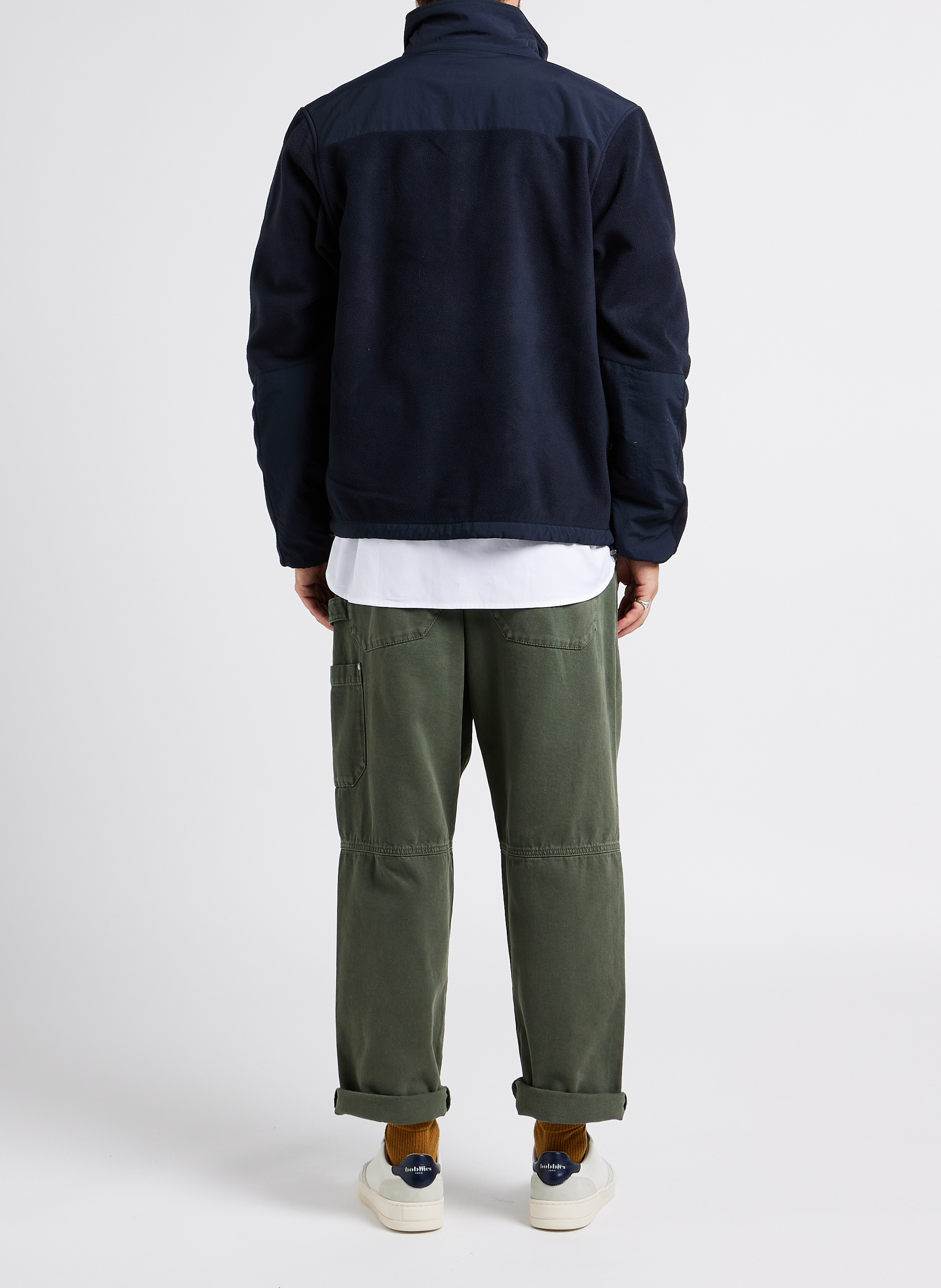 Straight-cut cotton shirt with classic collar EDEN PARK White