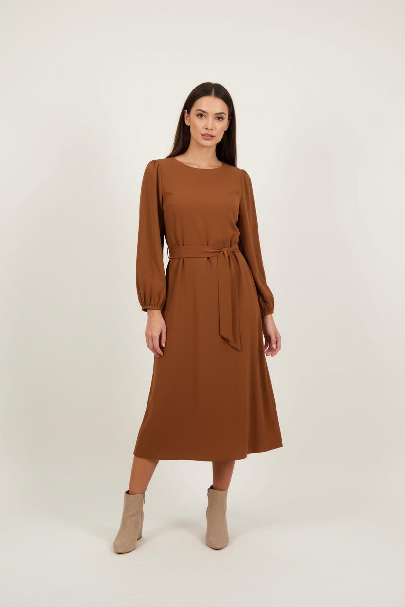 Long dress TARA JARMON - Seconde Main Brown