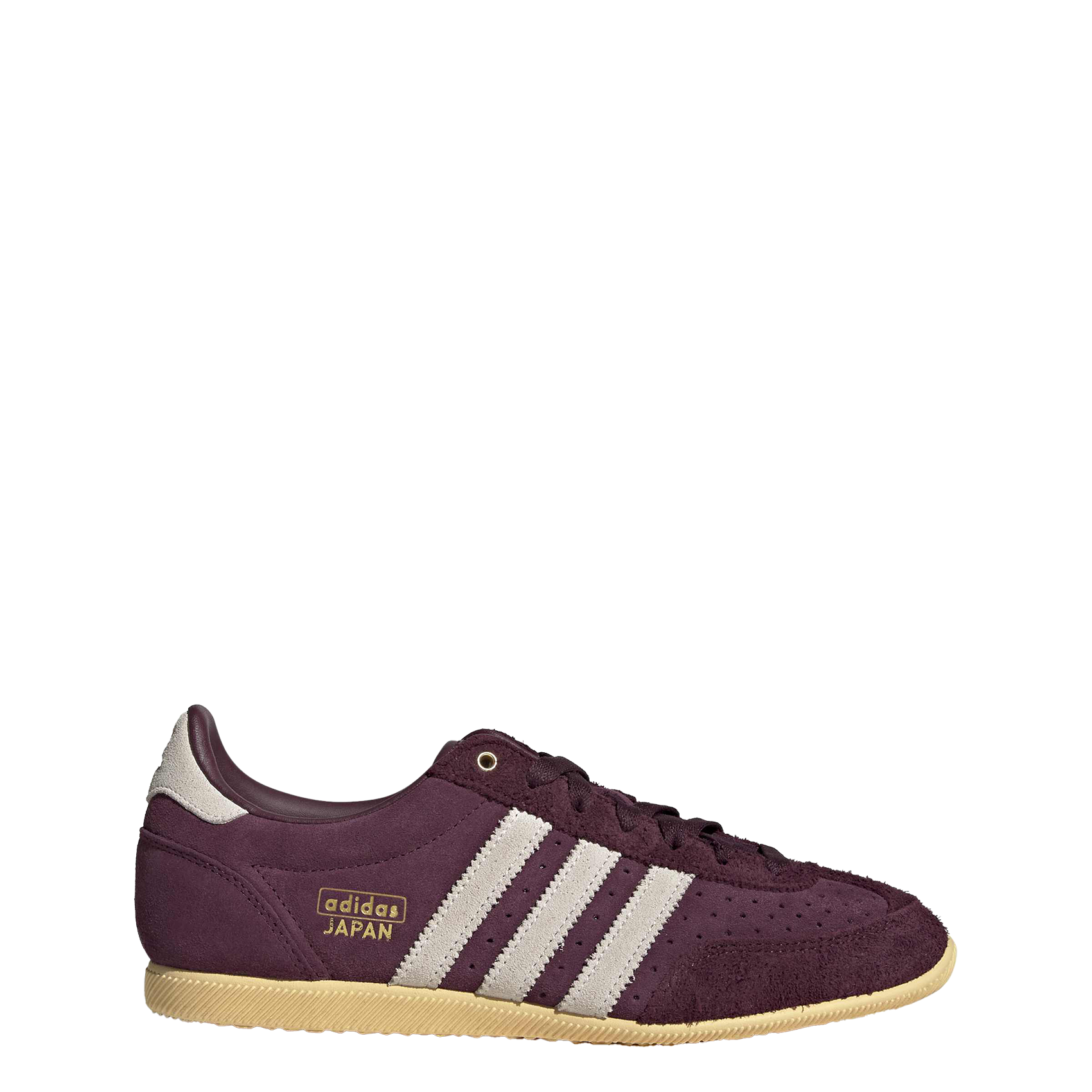 Baskets basses en cuir velours ADIDAS Rouge