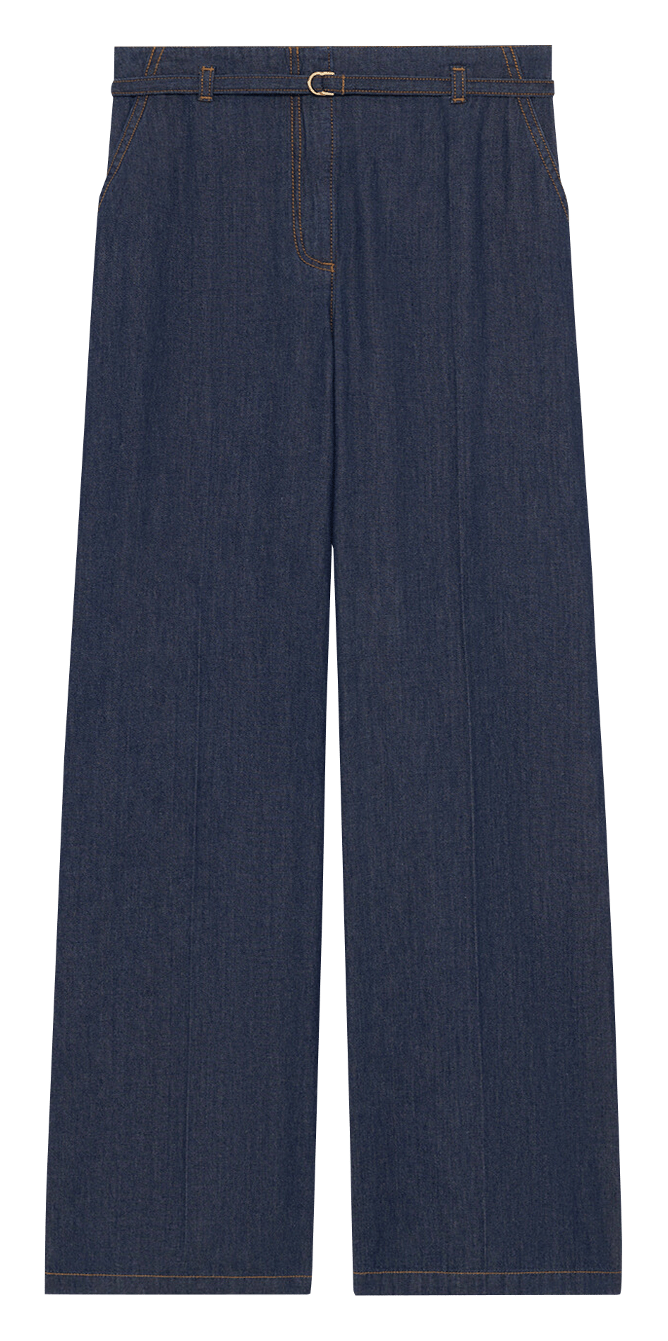 Jean large en coton CAROLL Bleu