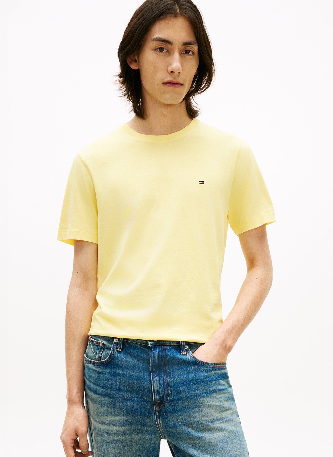 Rundhals-T-Shirt aus Baumwolle TOMMY HILFIGER