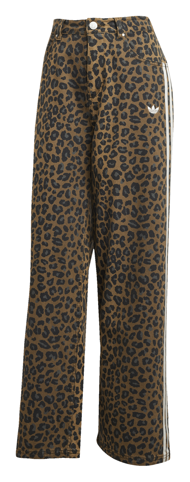 Cotton-blend straight-leg jeans ADIDAS Brown