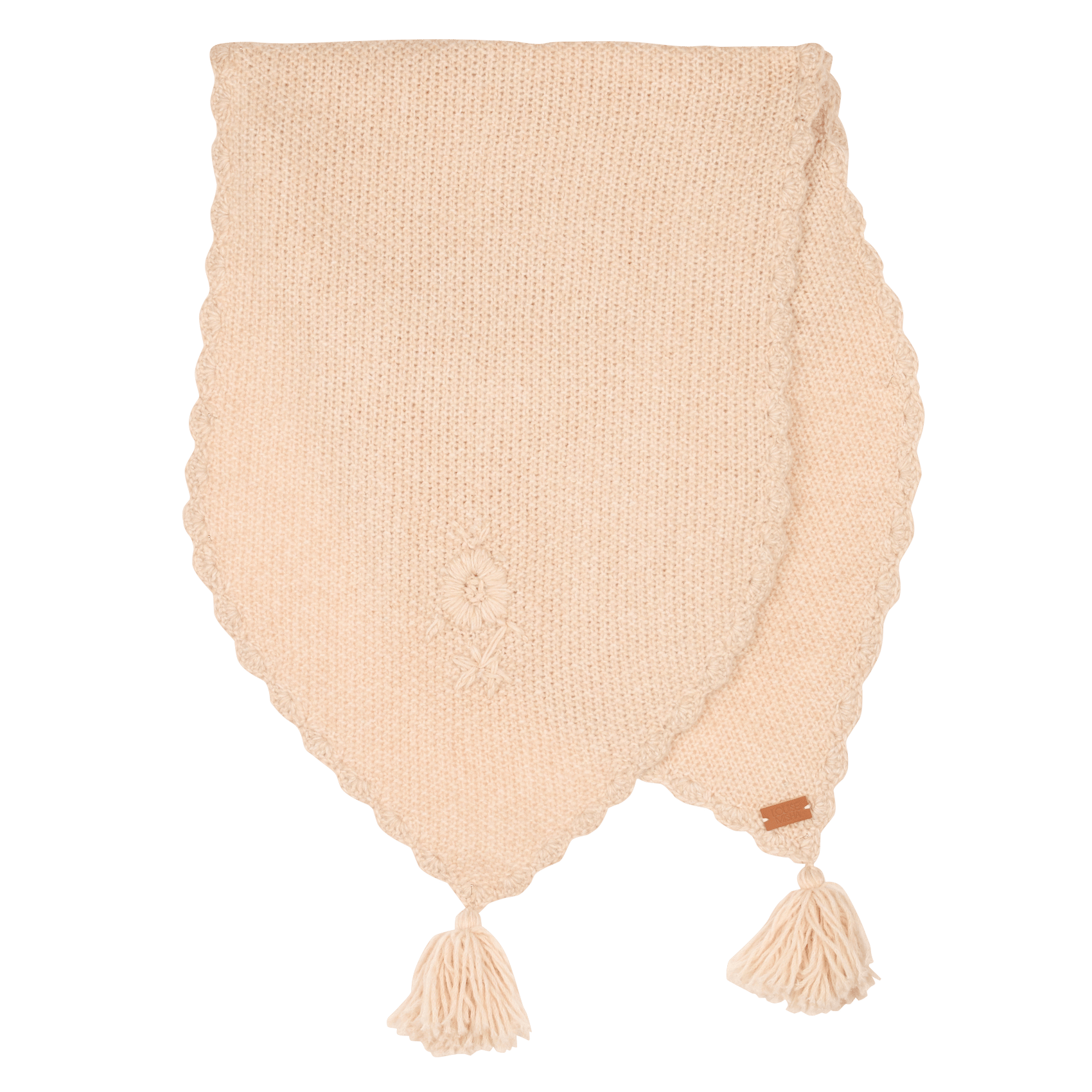 Fantasieschal mit Pompons LOUISE MISHA Beige