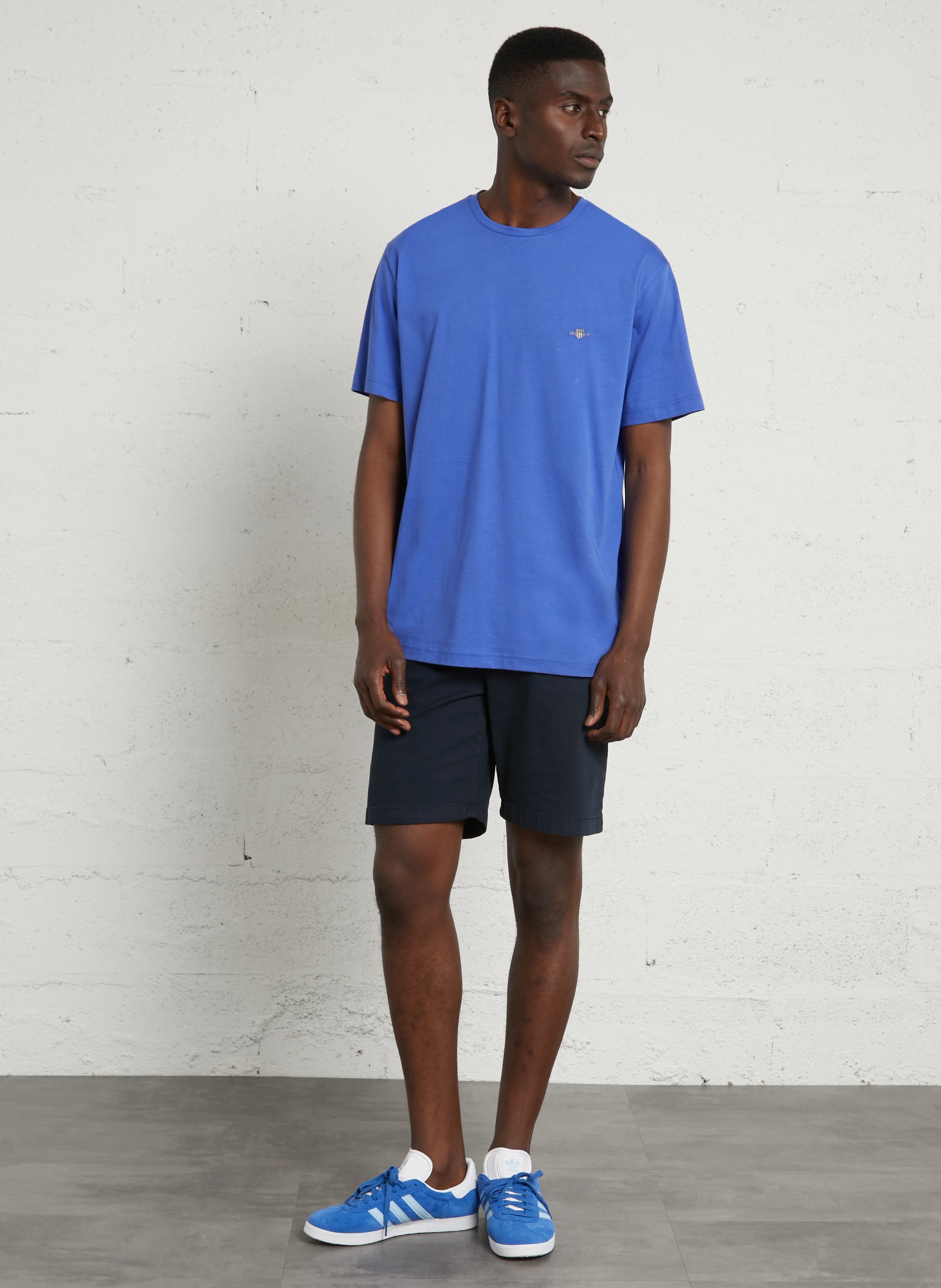 Short droit en coton mélangé PEPE JEANS Bleu