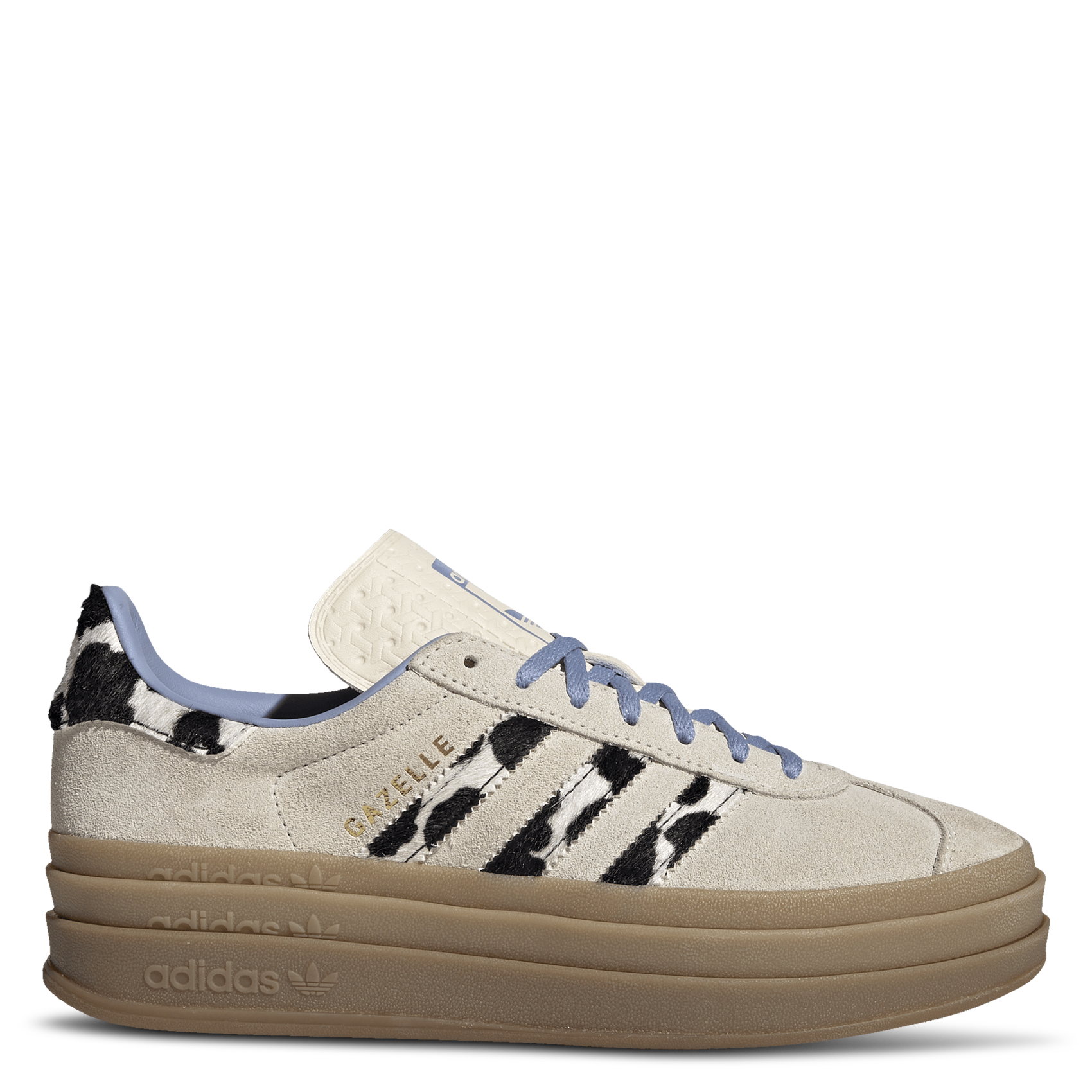 Low-top leather platform sneakers ADIDAS White