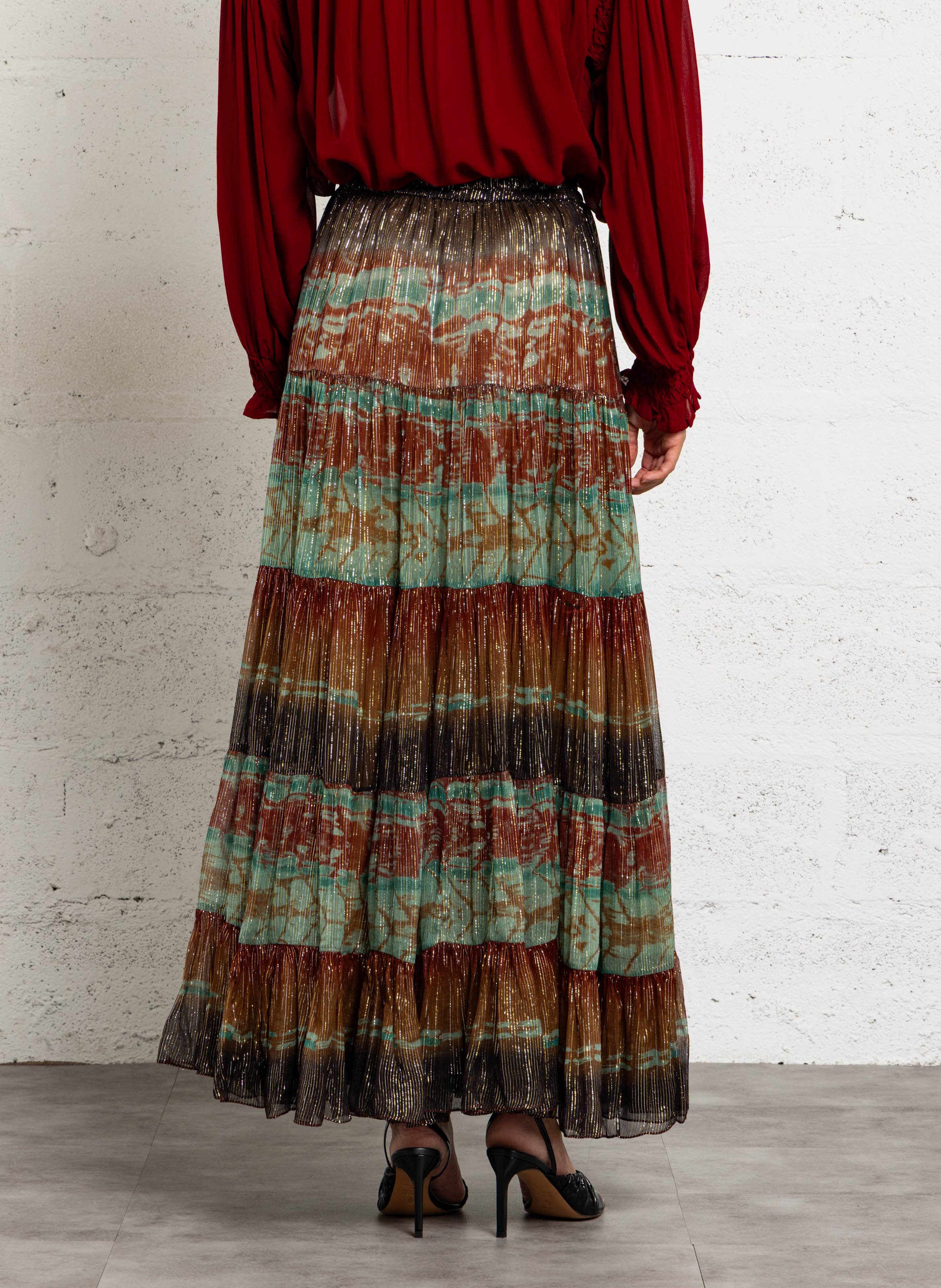Printed midi skirt MES DEMOISELLES Multicolored