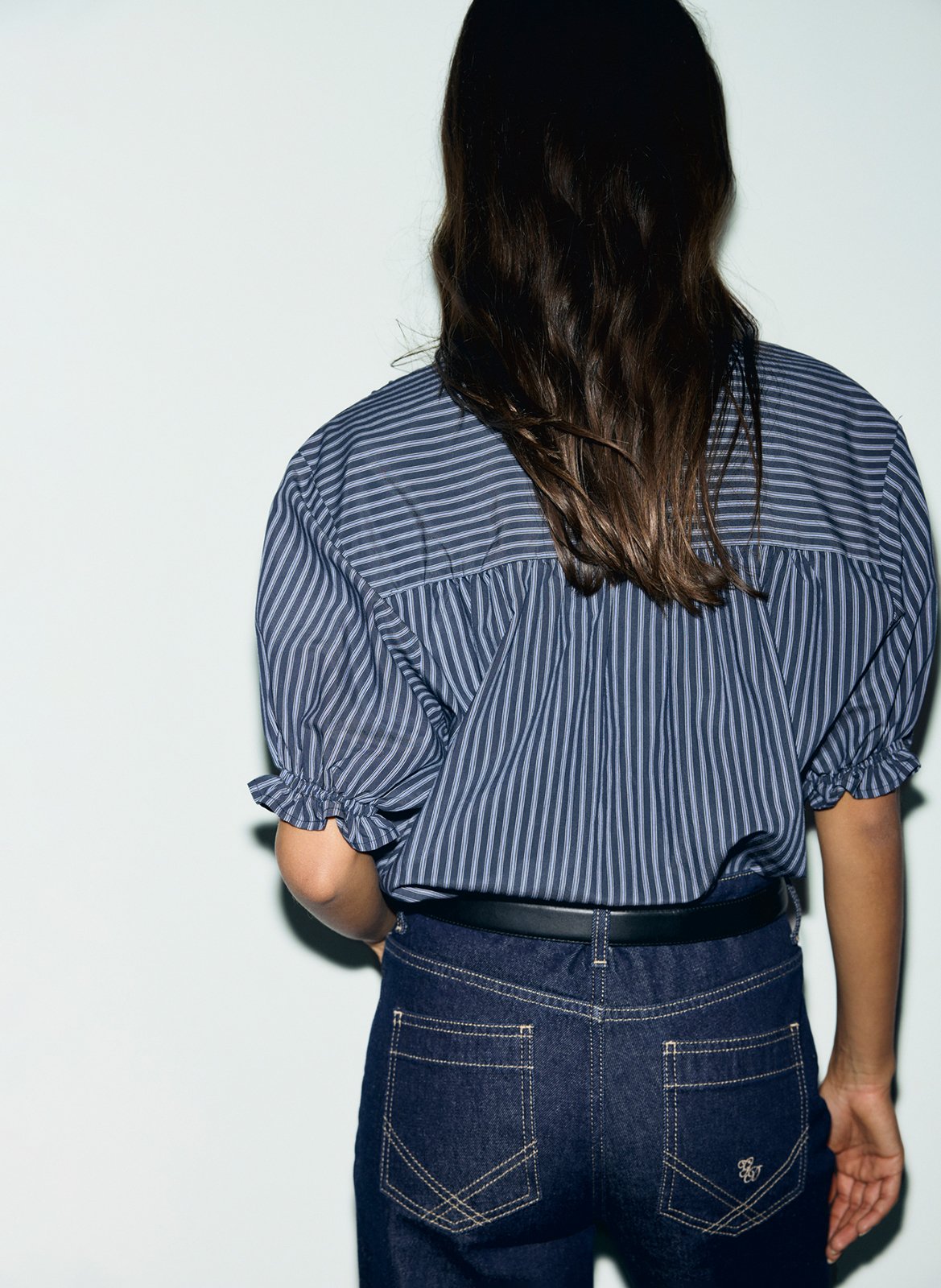 Striped straight top GERARD DAREL Blue