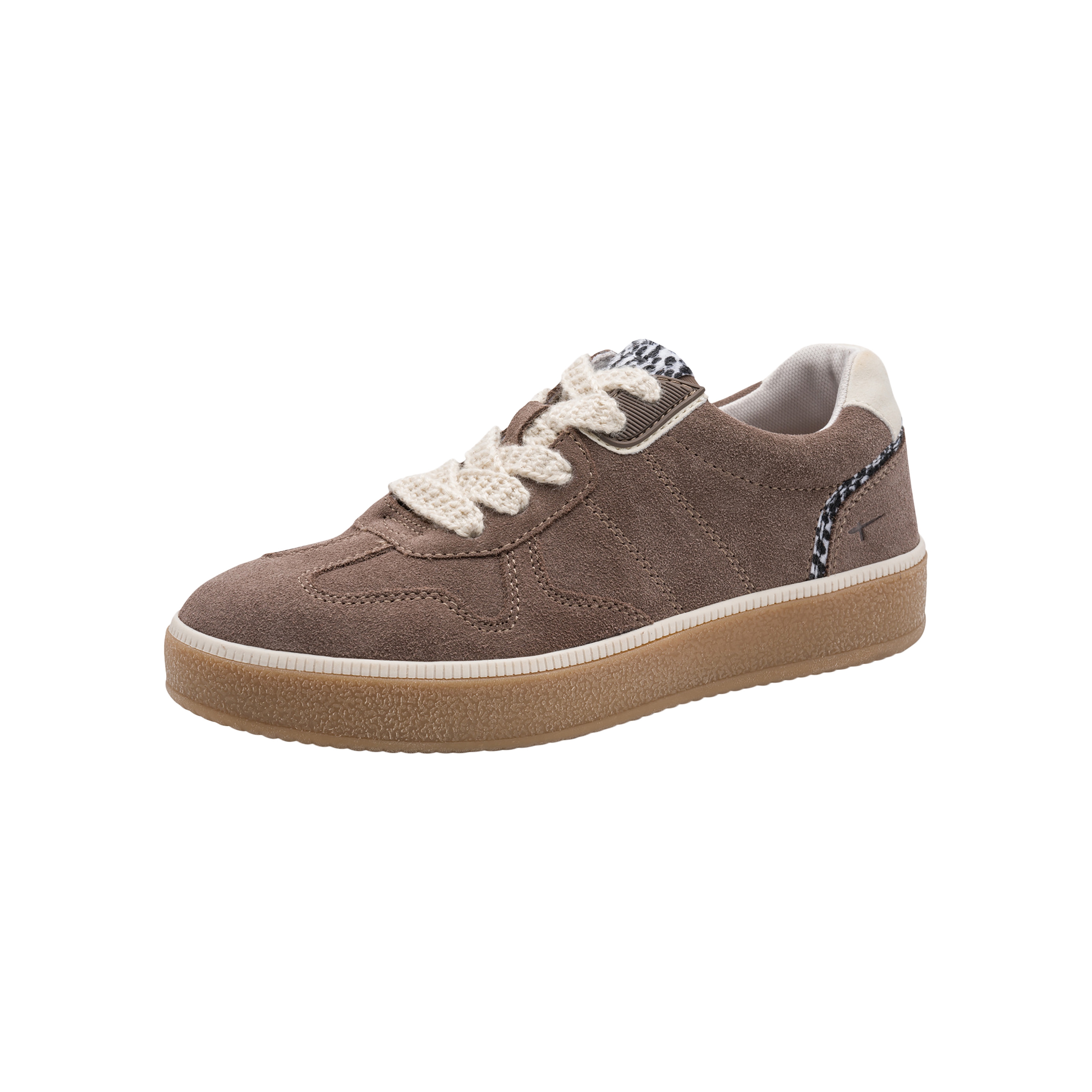 Leather trainers TAMARIS Grey