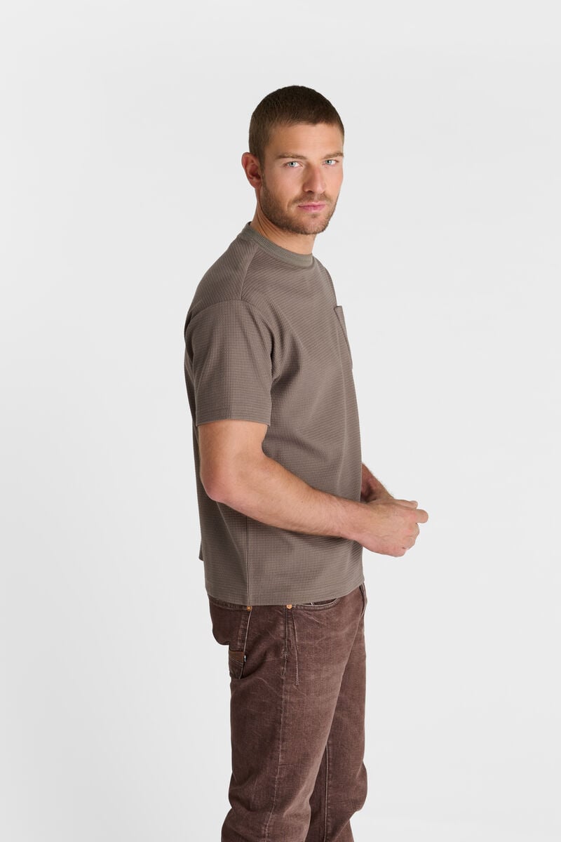 Round-neck T-shirt LE TEMPS DES CERISES Brown
