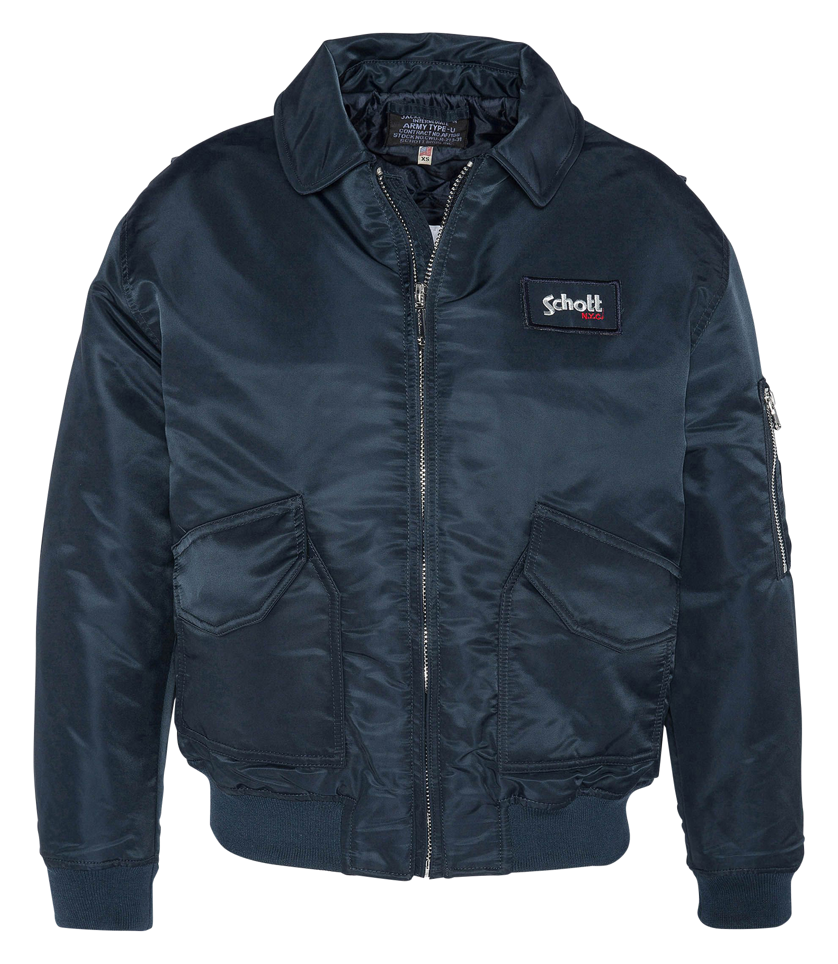 Oversized zip-up jacket SCHOTT