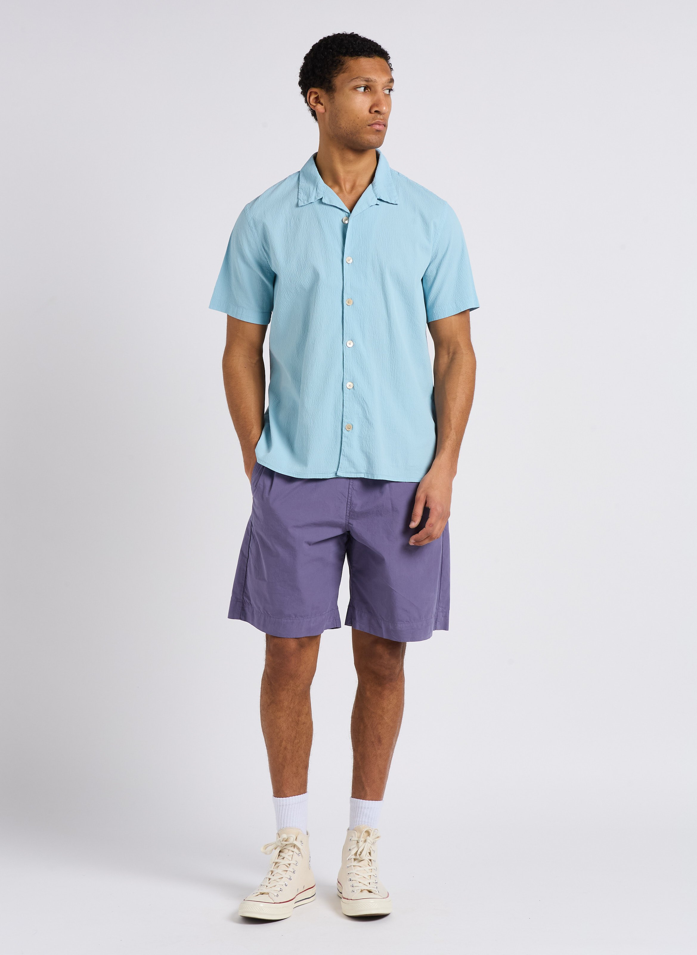 Short de bain en coton bio PAUL SMITH Violet