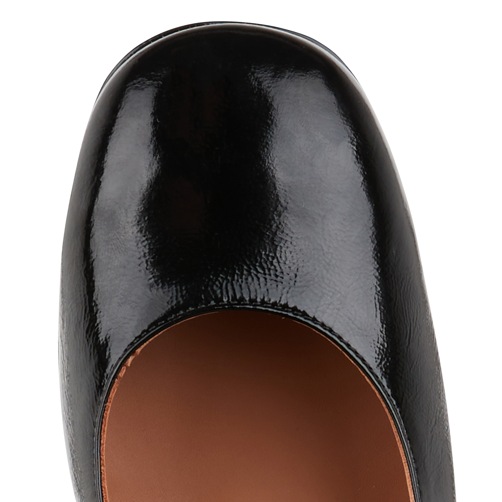 Leather mid-calf boots with pointed toe LA FEE MARABOUTEE Black