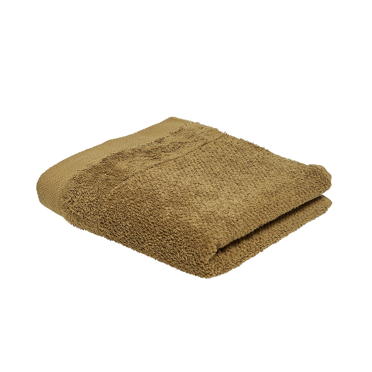 Solid color cotton bath towel Brown