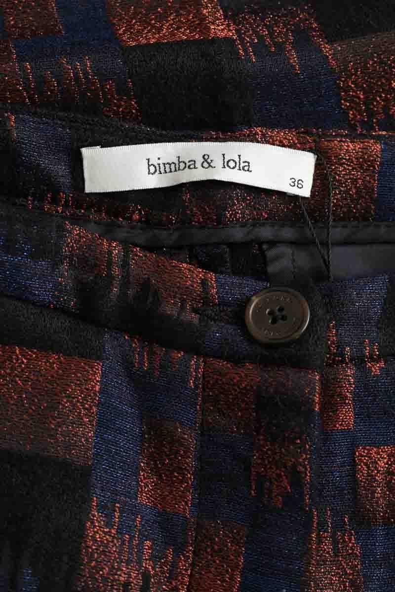 Multicolored straight pants Multicolored