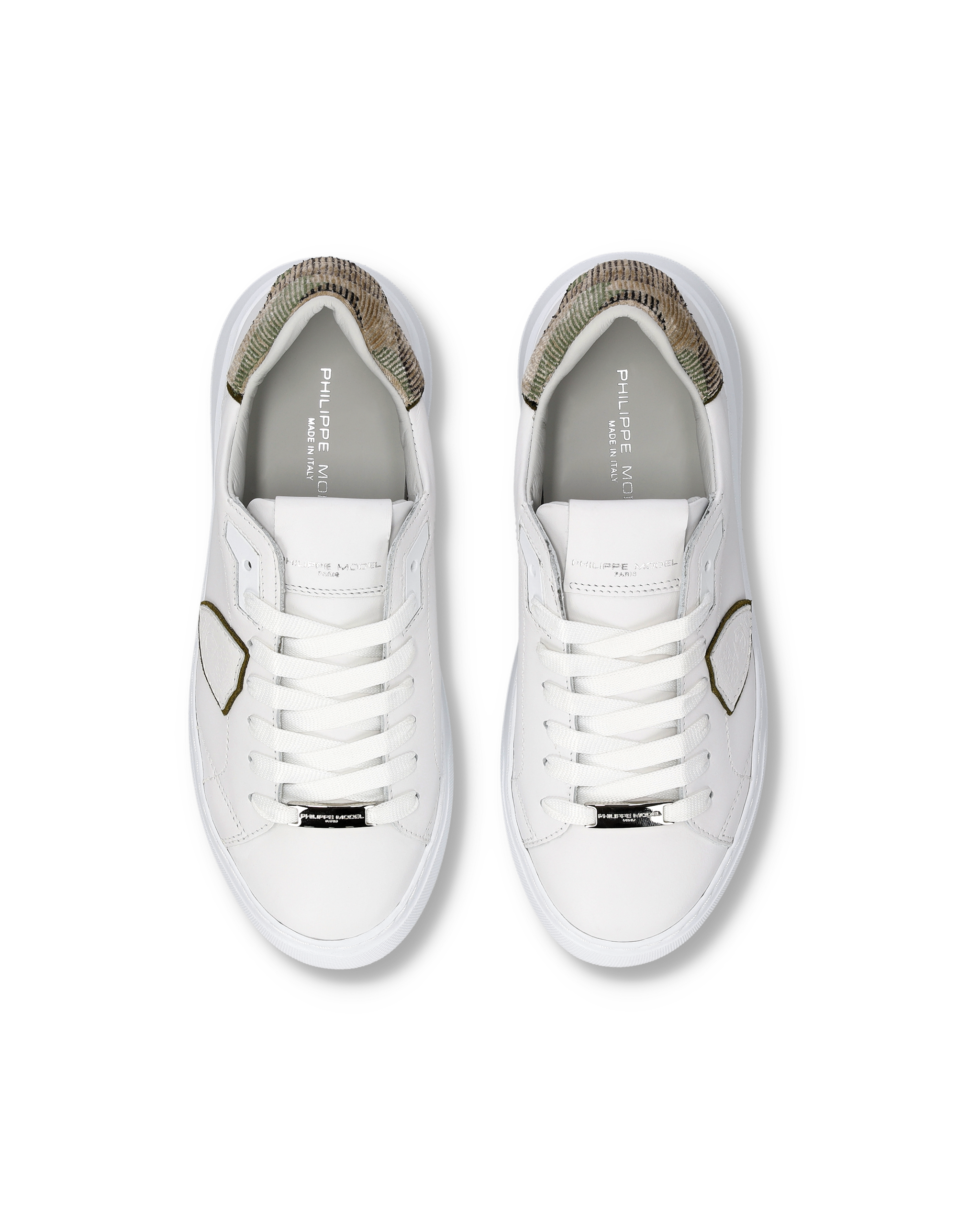 Tennis Temple Sneakers. PHILIPPE MODEL White