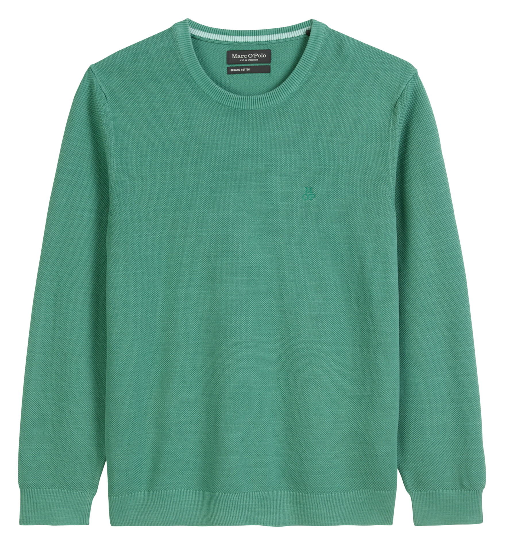 Pull droit en coton MARC O'POLO Vert