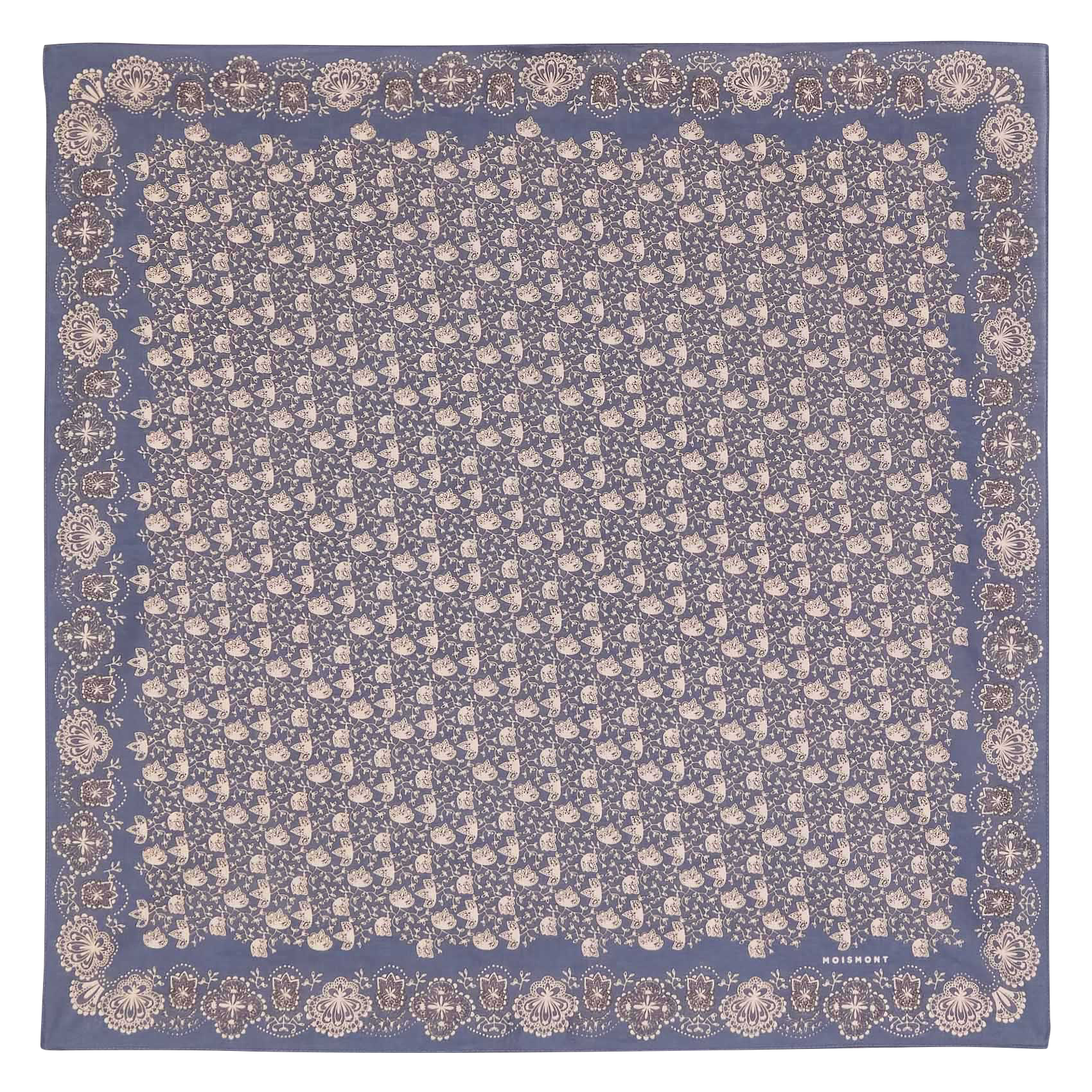 Foulard en coton MOISMONT Argent