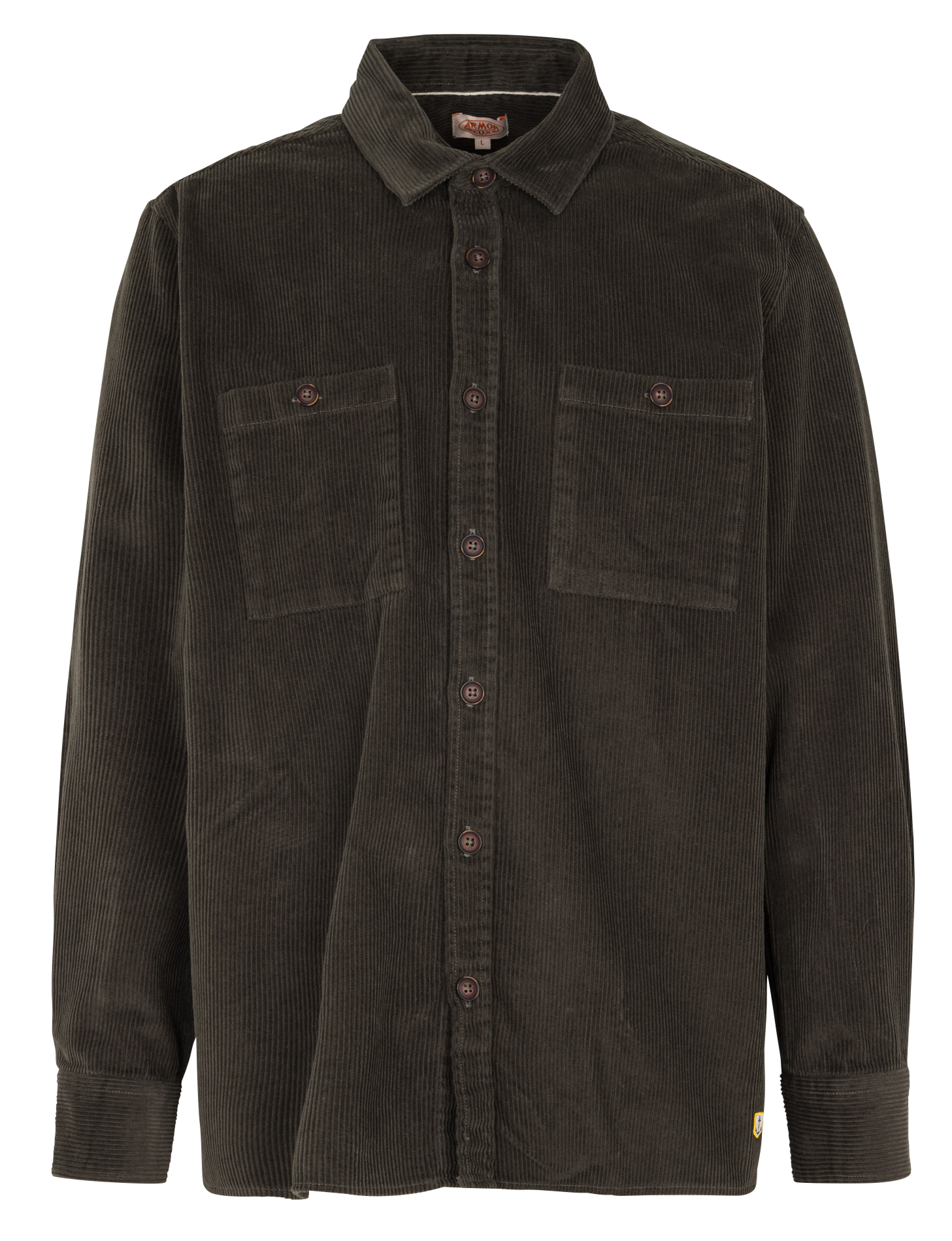 Surchemise col classique en coton ARMOR LUX Kaki