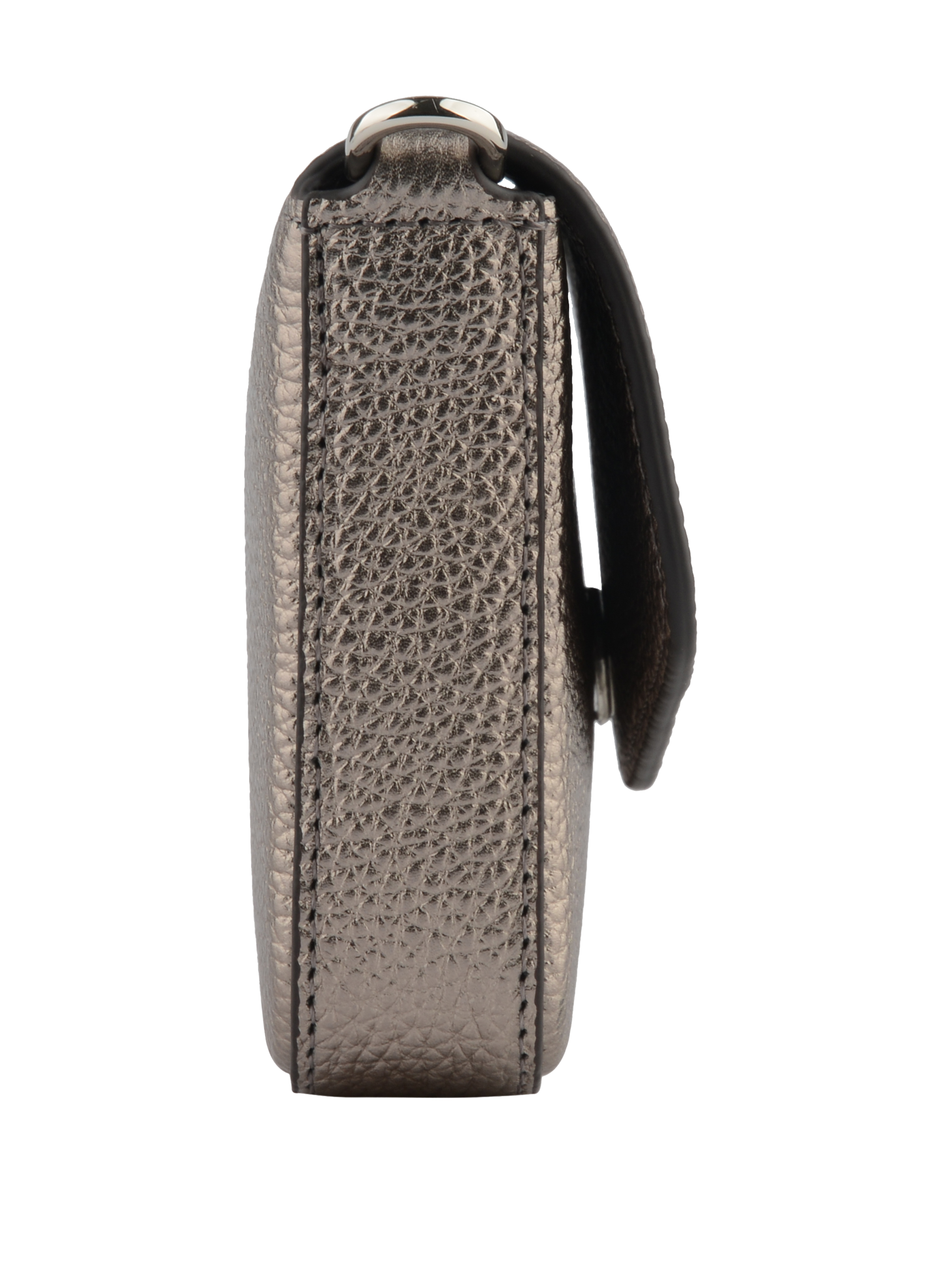 Sac porté épaule - cuir de vachette POURCHET Gris