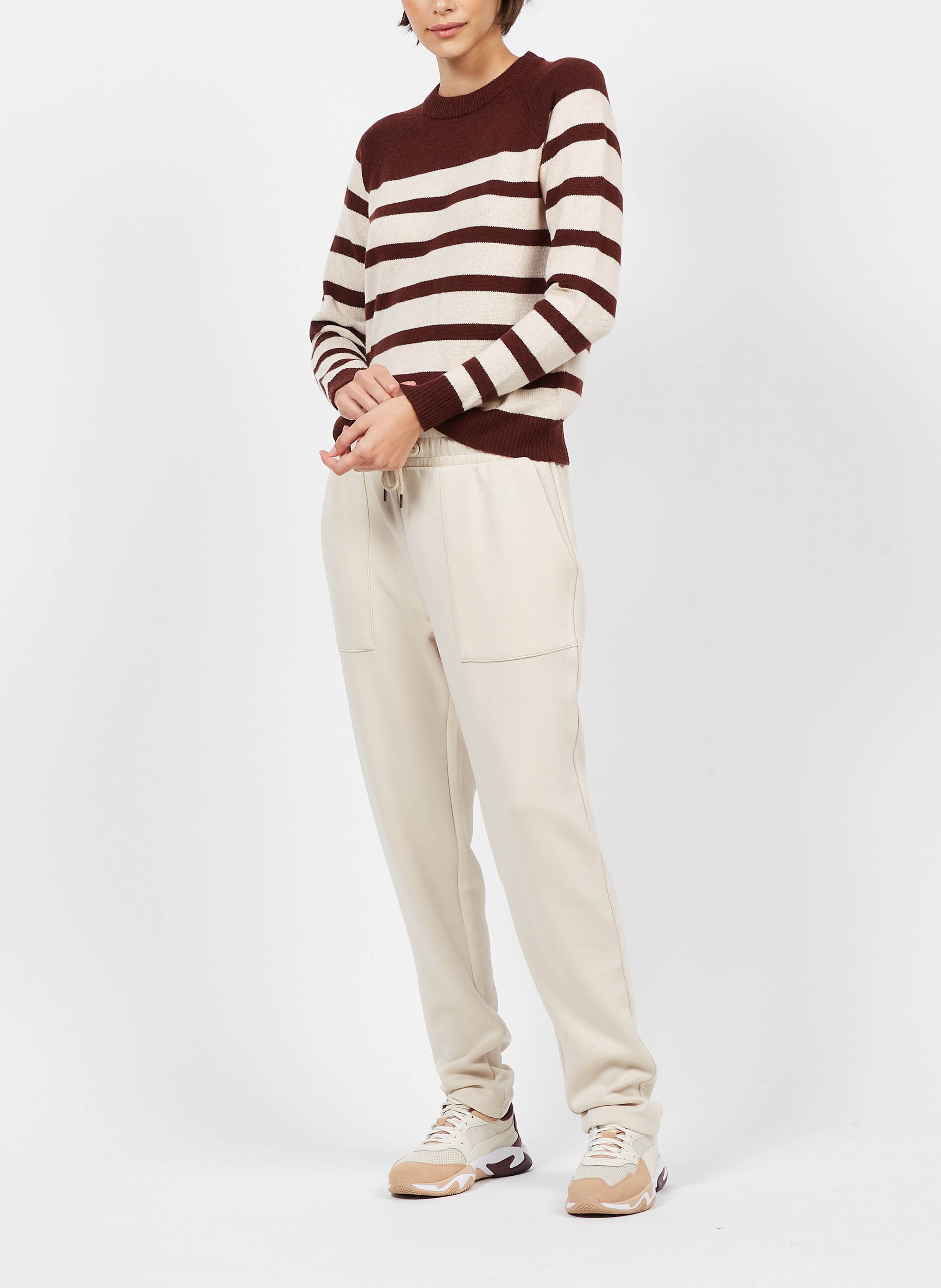 Track pants MOSS COPENHAGEN Beige