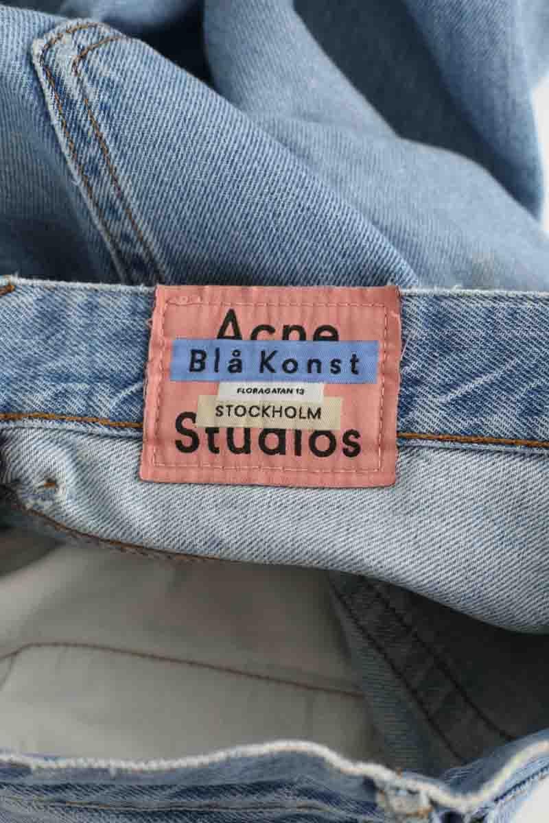 - Straight-leg jeans
- 5 pockets
- Straight cut
- Faded effect ACNE STUDIOS - Seconde Main Blue