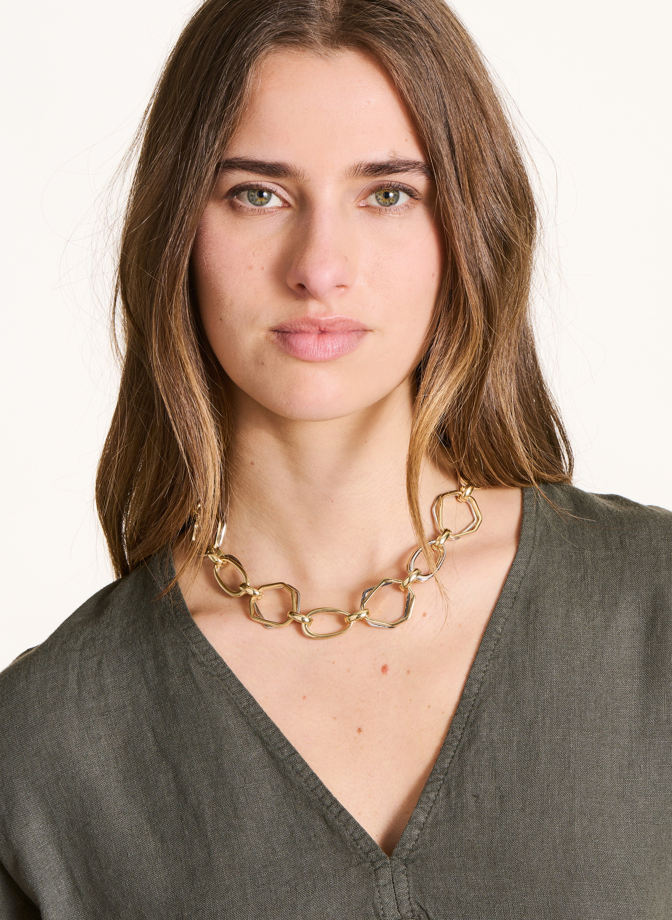Choker chain necklace LA FEE MARABOUTEE Silver