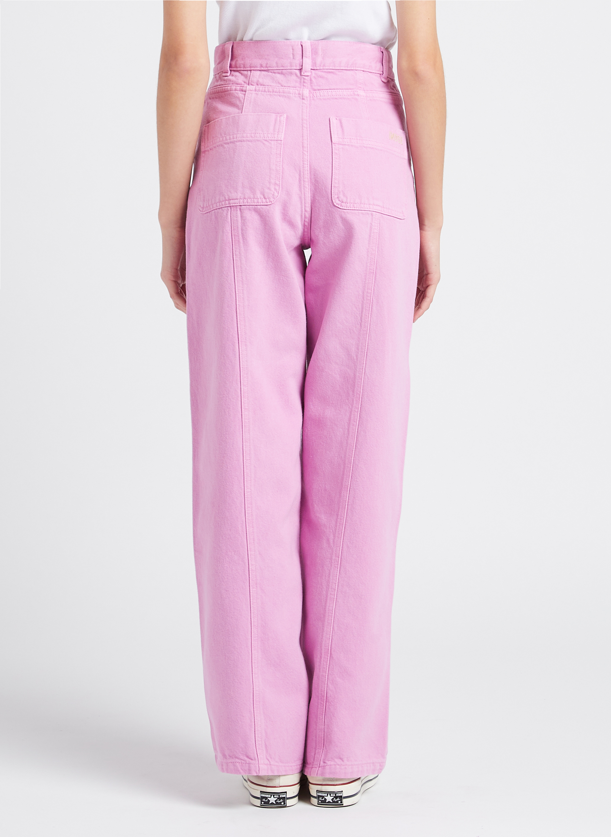 Jean large en coton INDEE Violet