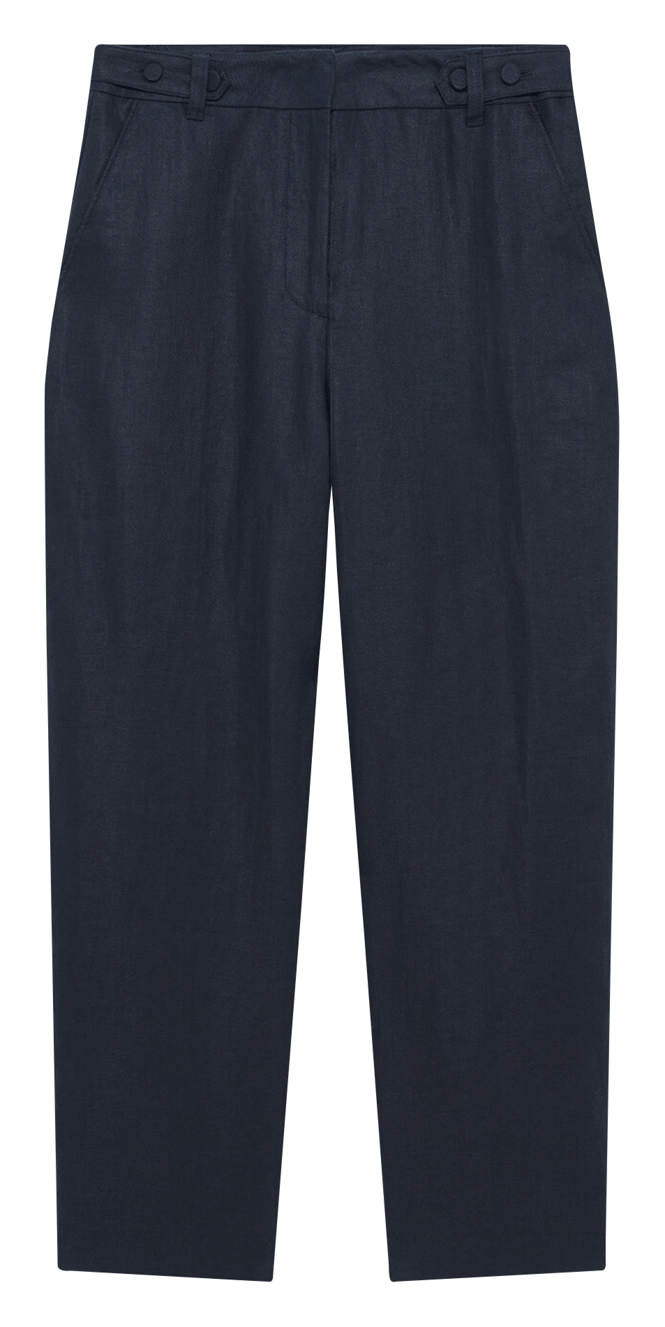 Pantalon large en lin CAROLL Bleu