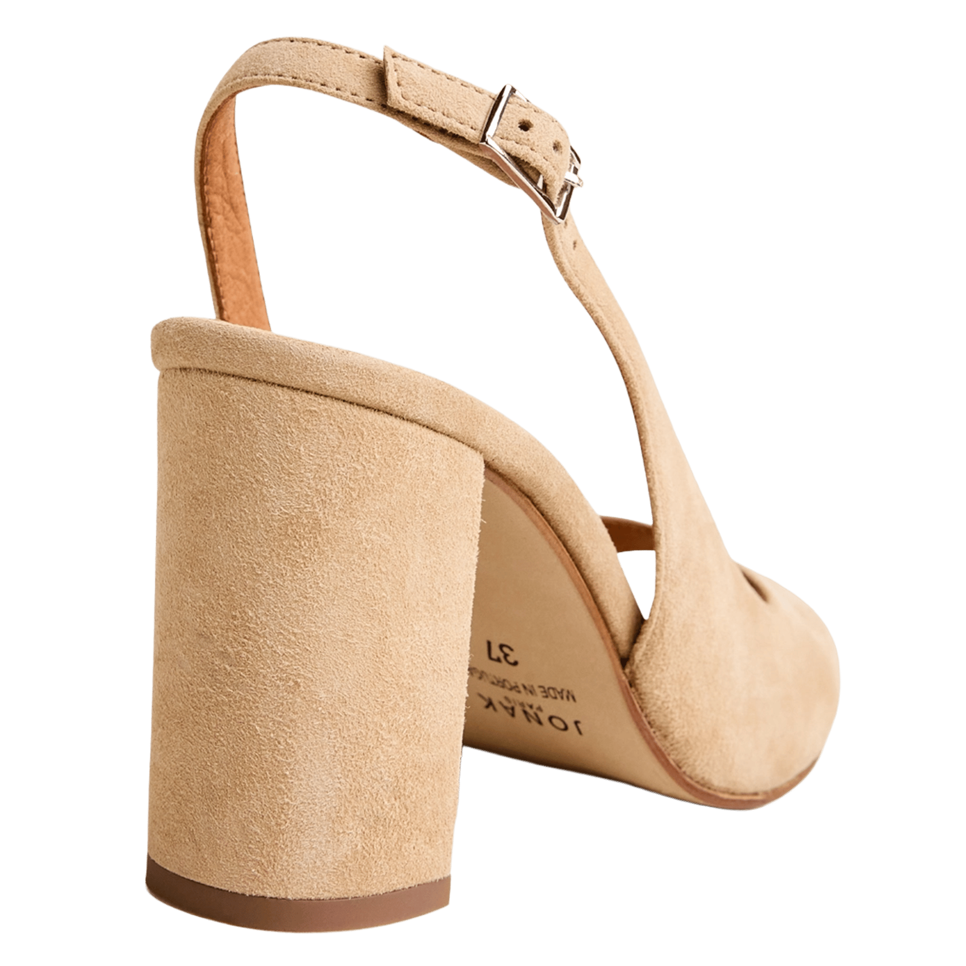 Hohe Sandalen aus Veloursleder JONAK Braun