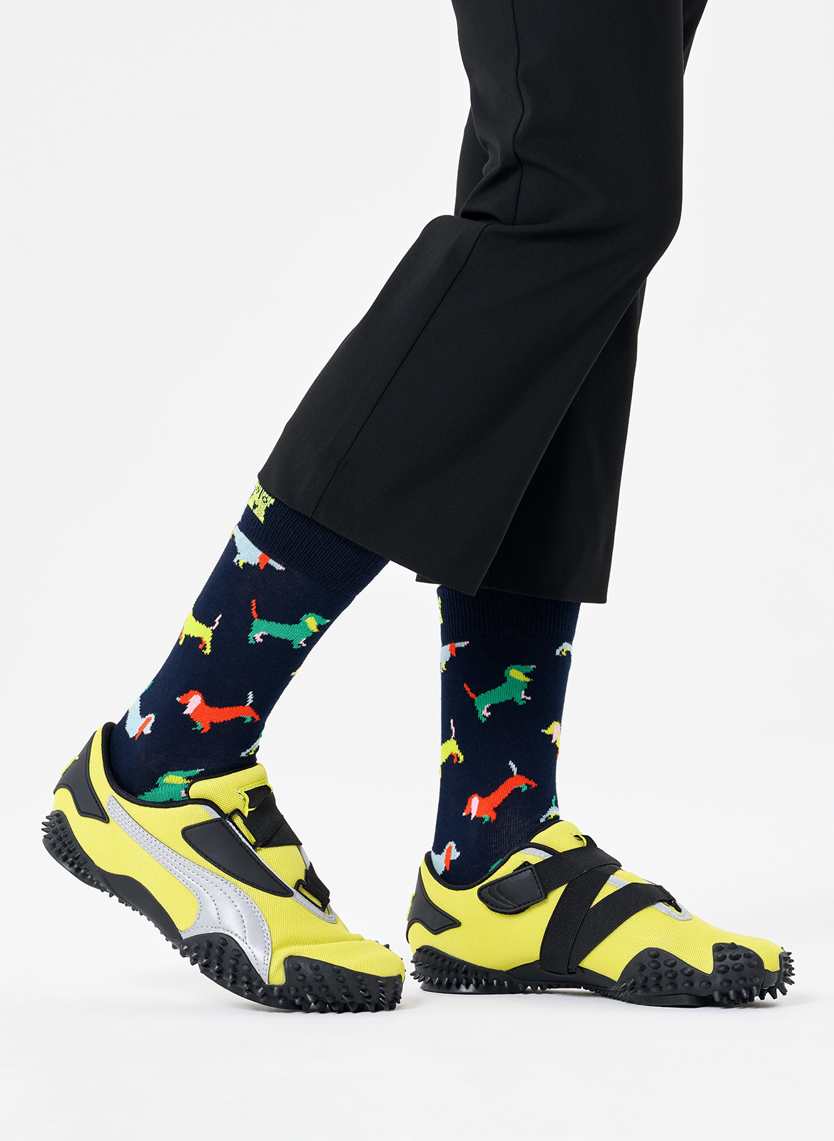 Socken mit gemustertem Baumwollmischgewebe HAPPY SOCKS Blau
