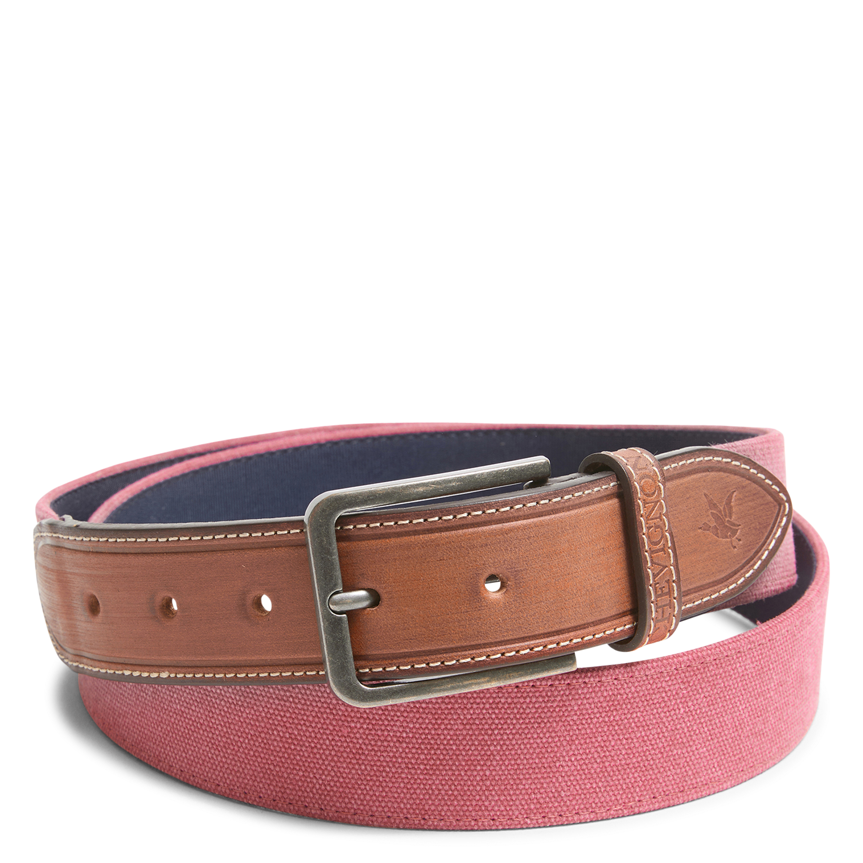 Tweekleurige leren riem CHEVIGNON Rood