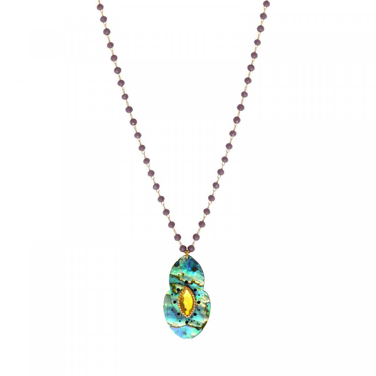 Pendant necklace SATELLITE PARIS Blue