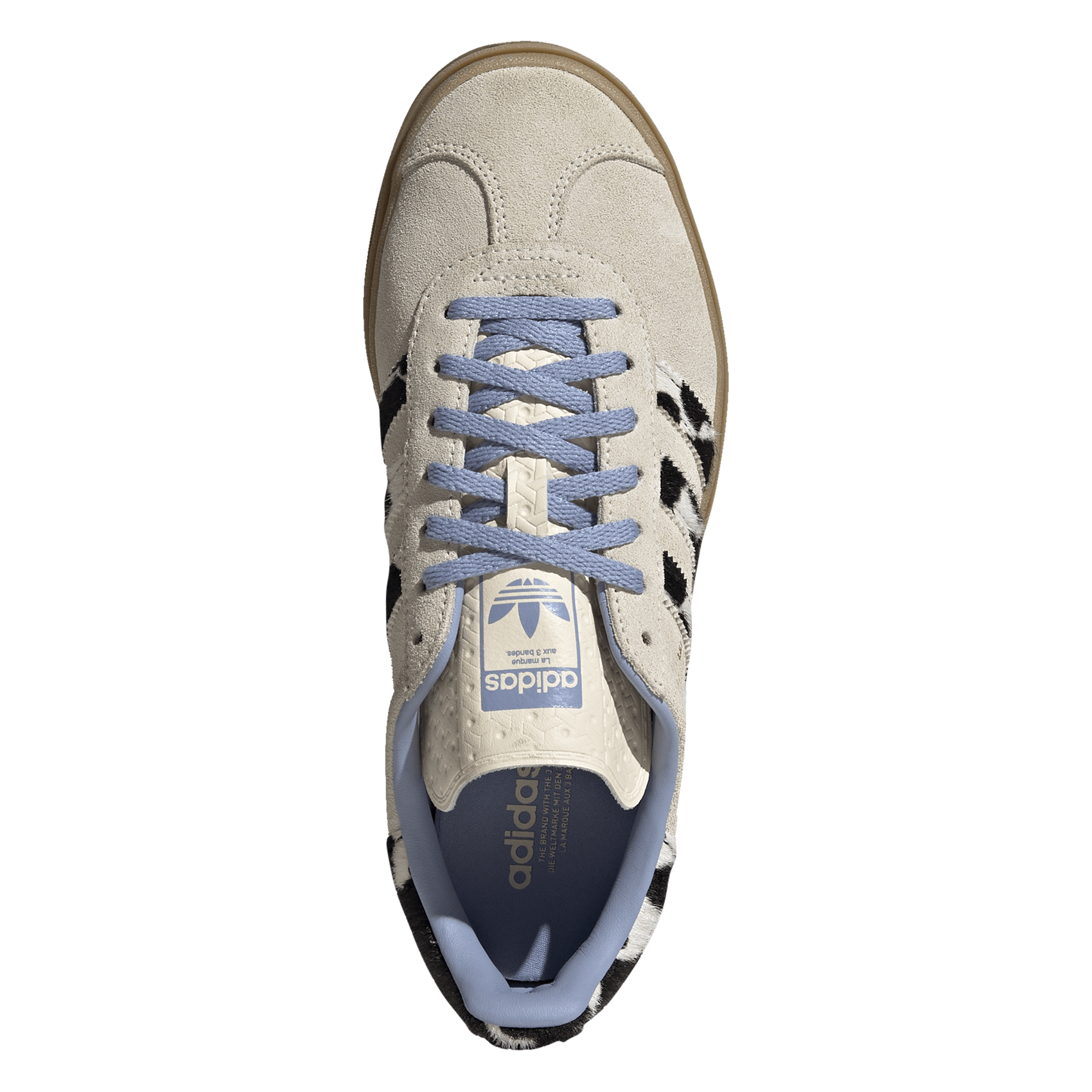 Low-top leather platform sneakers ADIDAS White