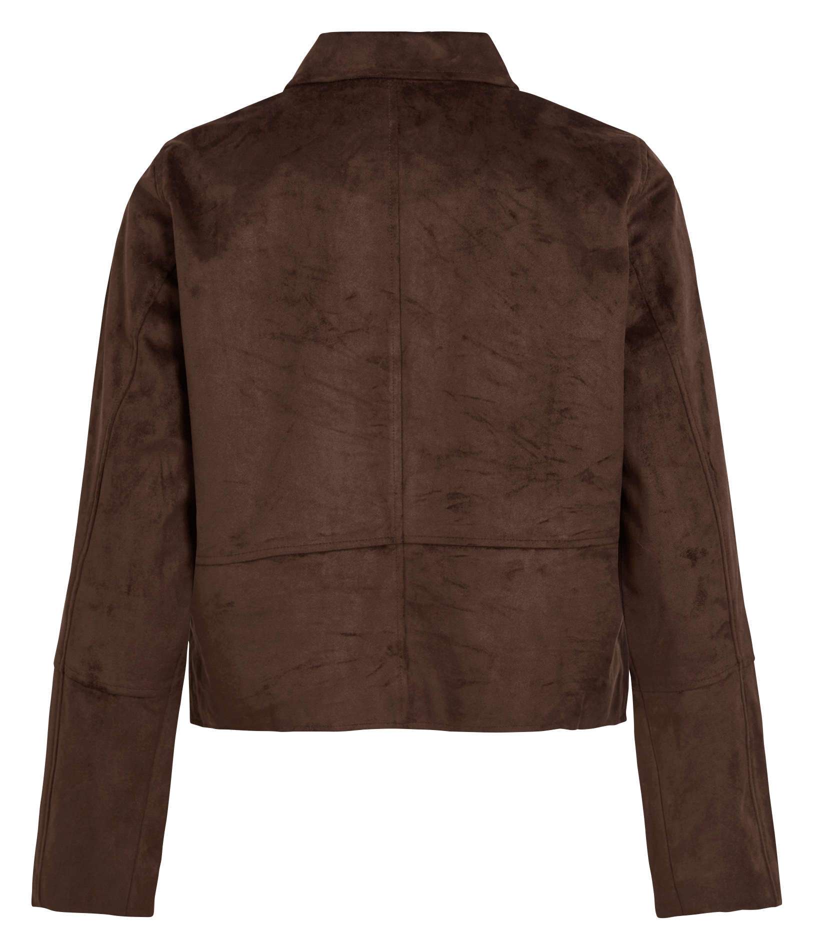 Gerade geschnittene Jacke mit klassischem Kragen und Knopfleiste VILA Braun