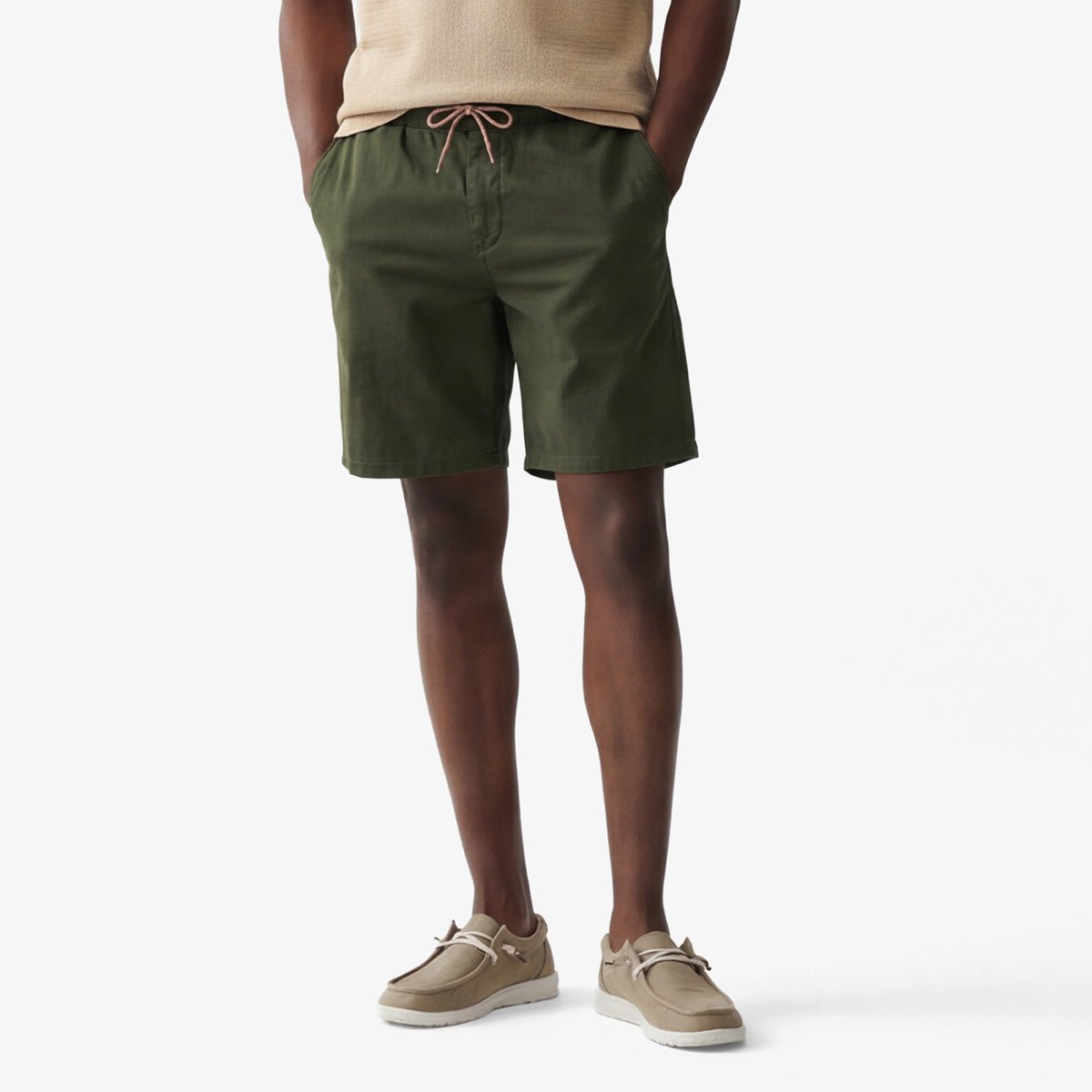 Elastic Waist Bermuda SERGE BLANCO Green
