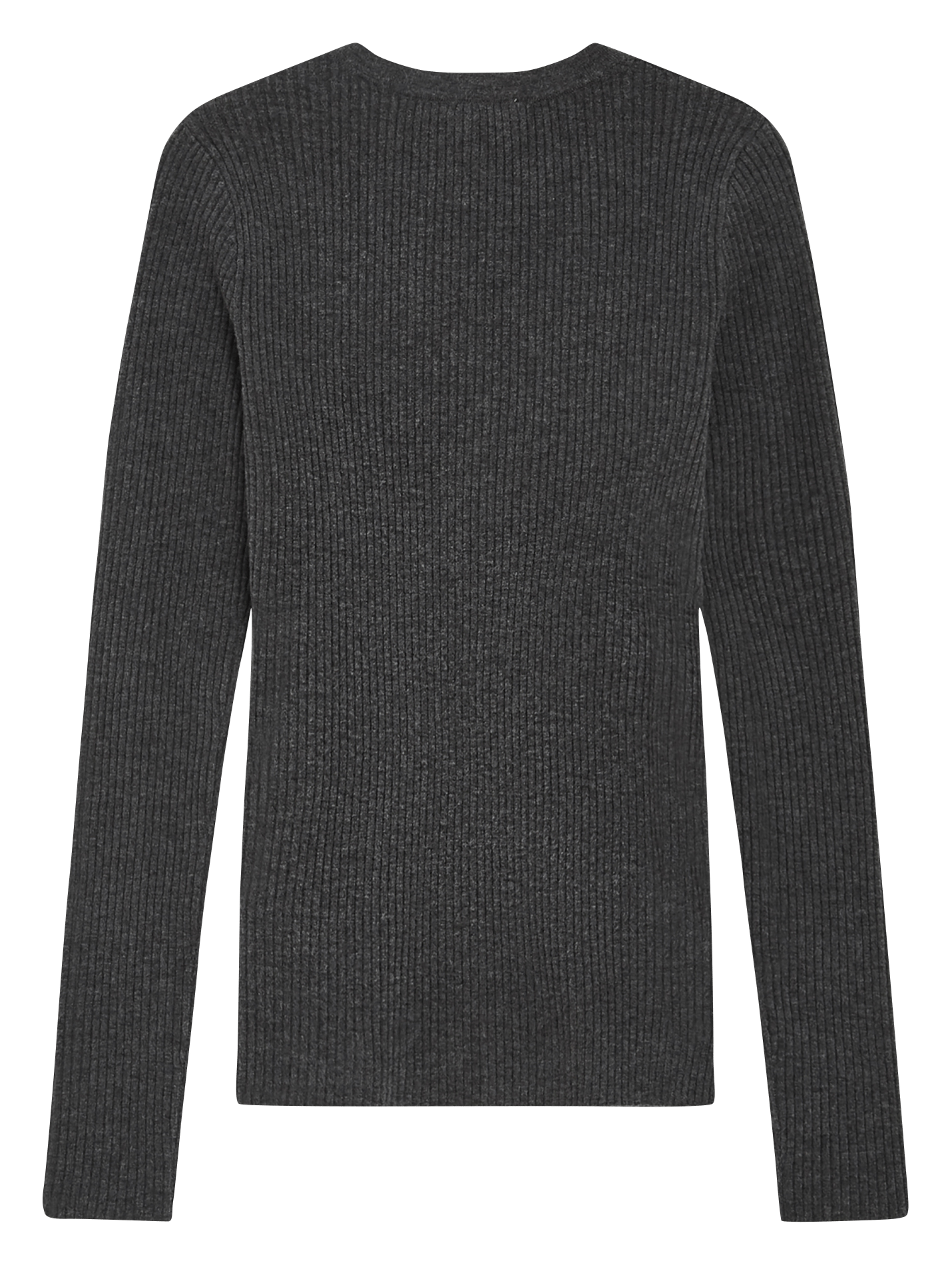 Pull cintré cache cœur en maille fine GRACE ET MILA Noir